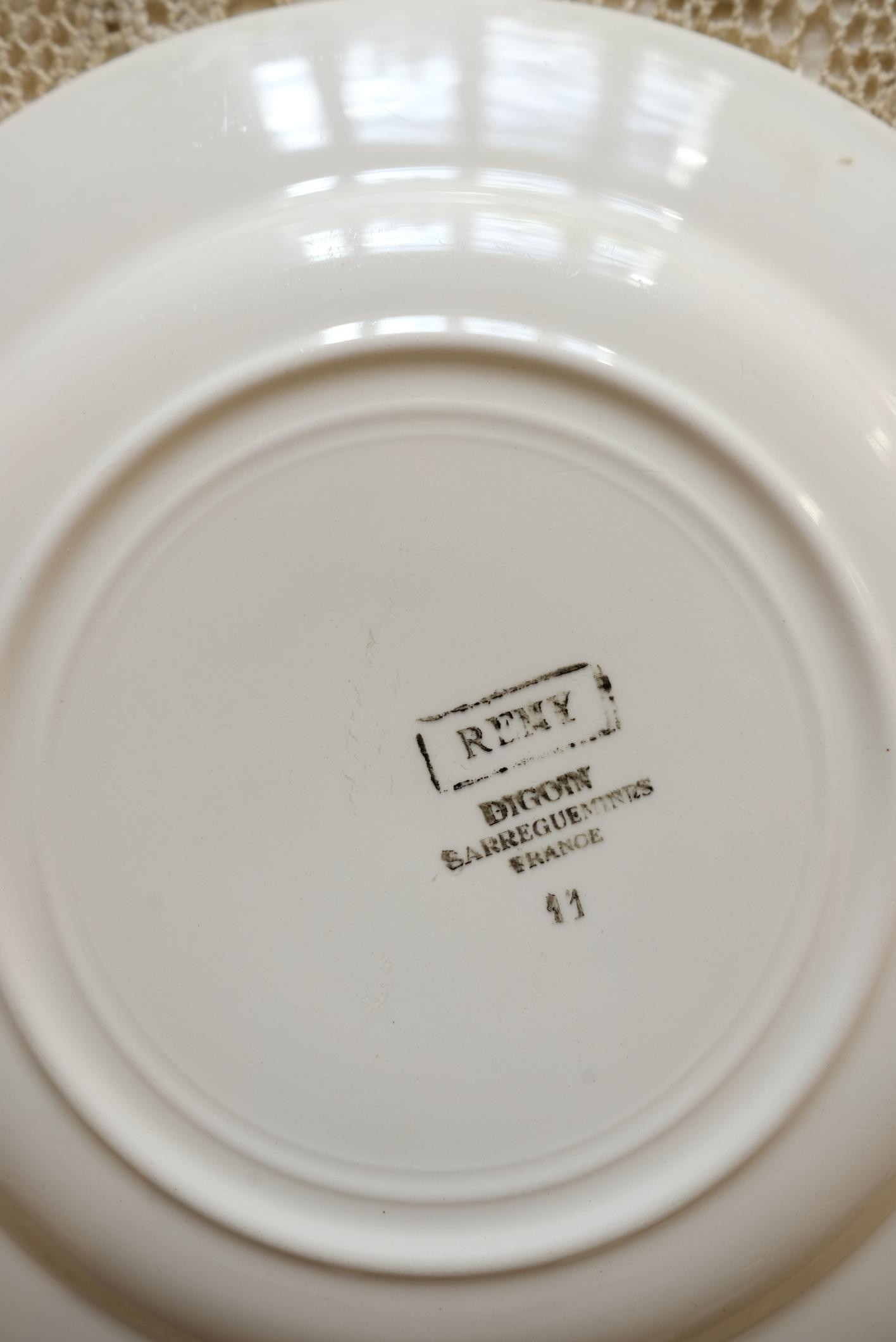 Sélection d'assiettes vertes
