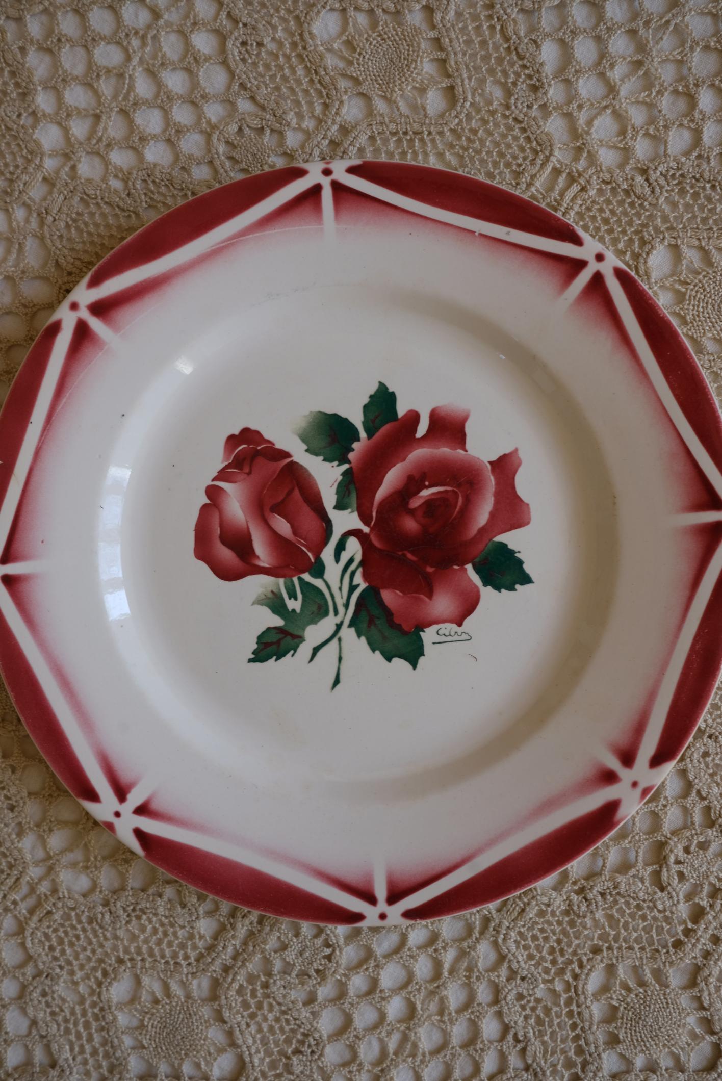 Sélection d'assiettes Bordeaux