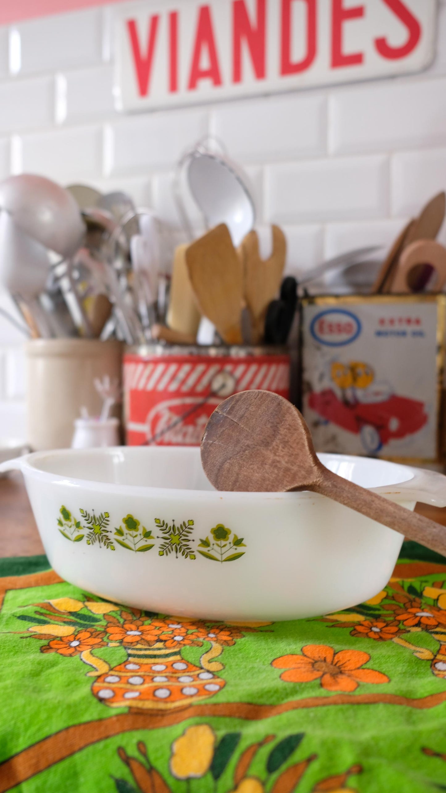 PLat en pyrex Anchor Hoking