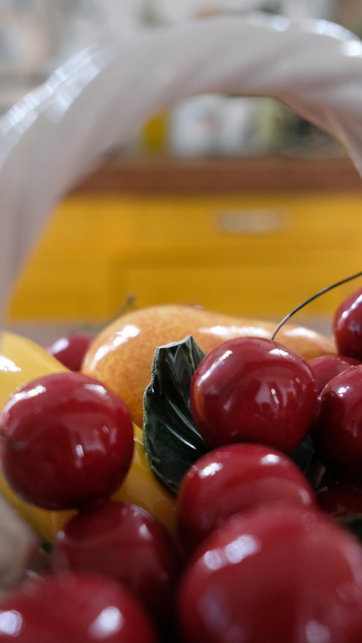 Corbeille de fruits en céramique