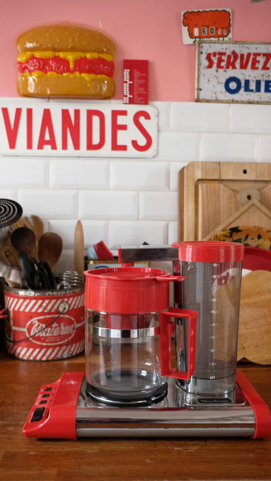 Cafetière Moulinex programmable vintage modèle Futura