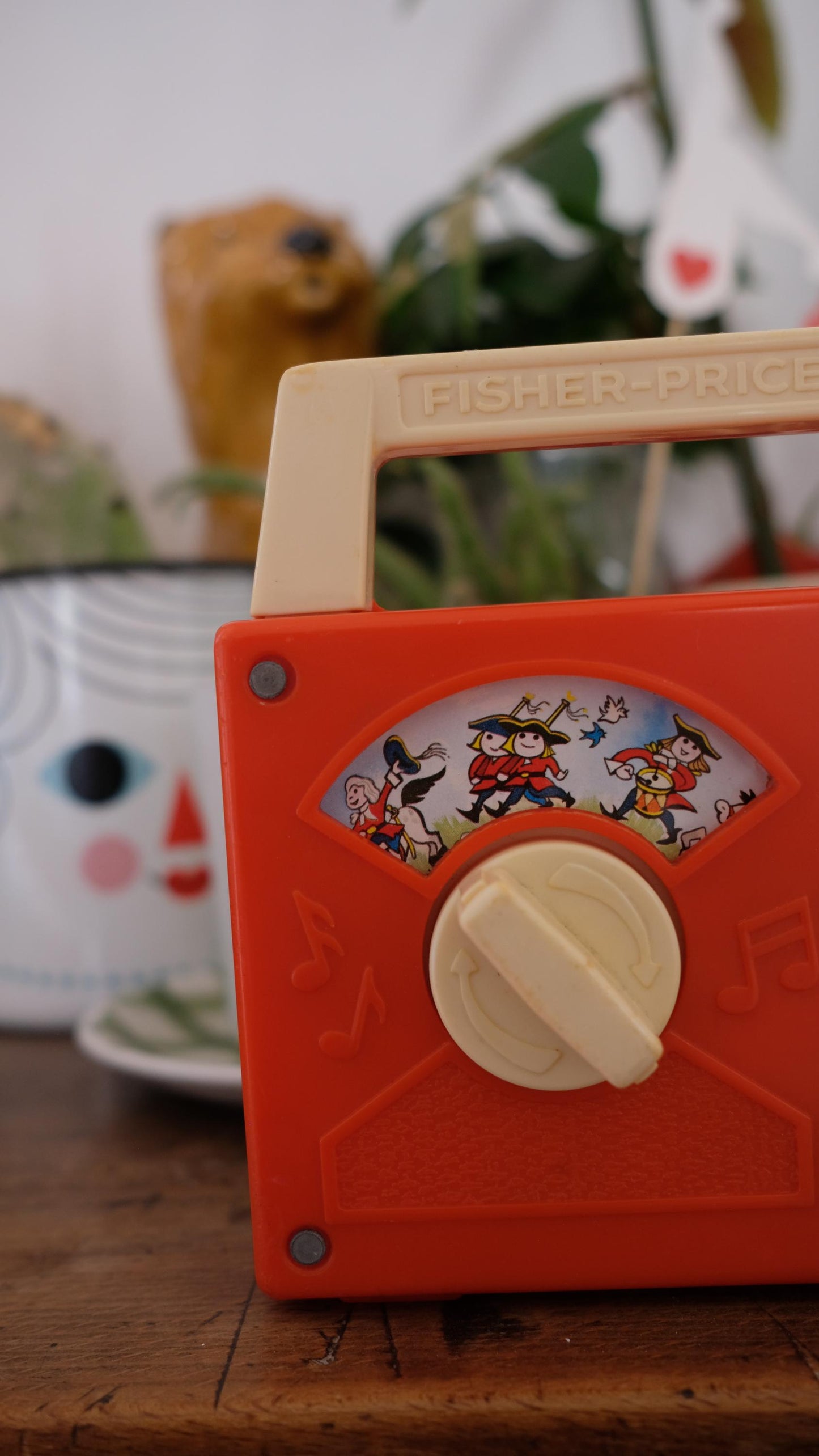 Boite à musique/radio fisher price, made in UK