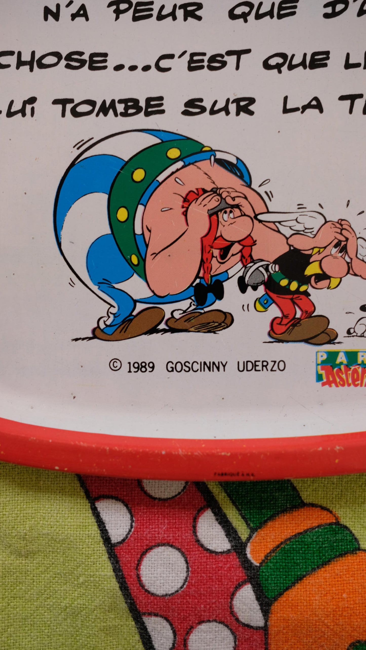 Plateaux vintage à collectionner du Parc Astérix