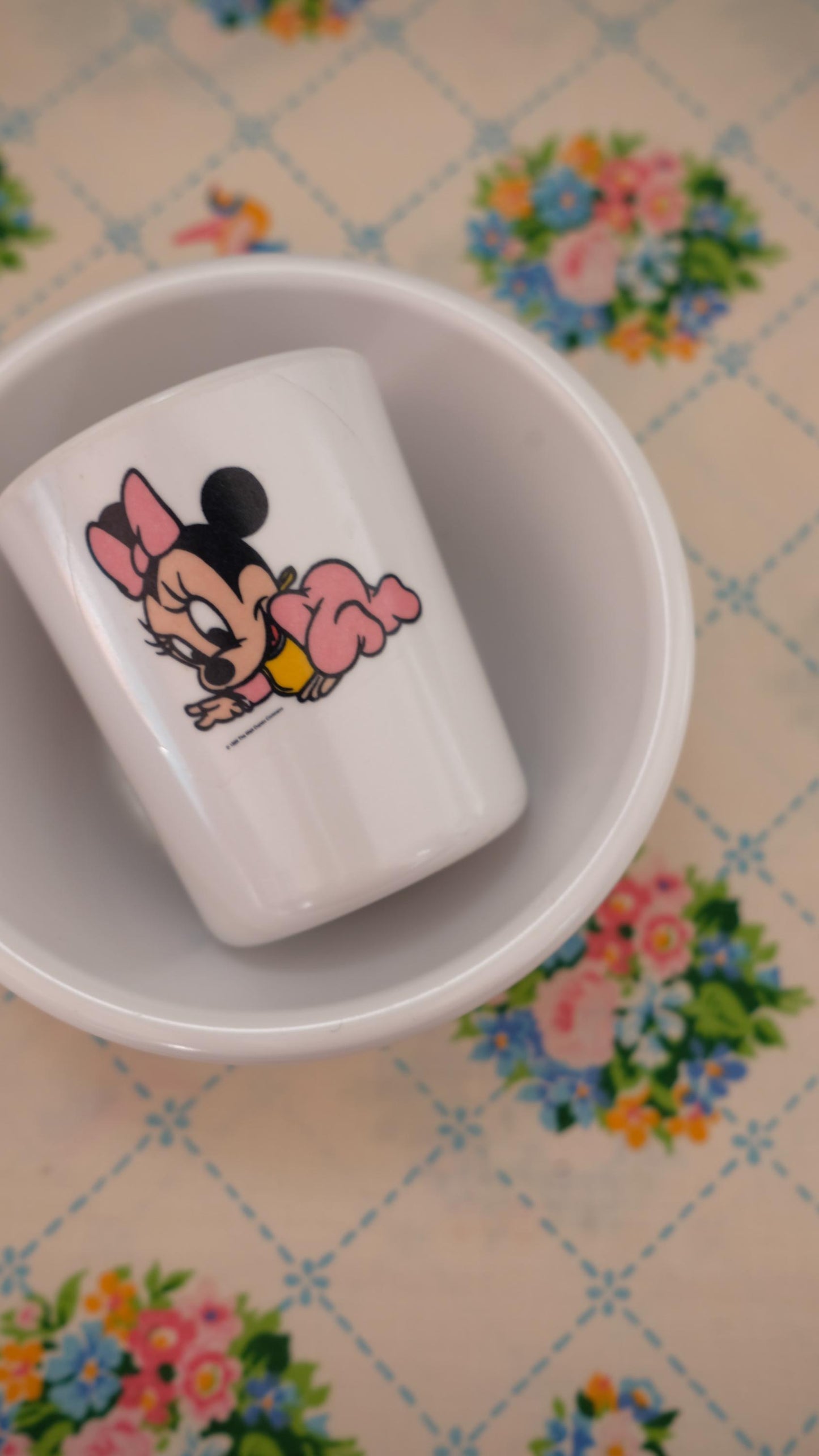 Lot assiette creuse + gobelet en mélaminé Disney Baby