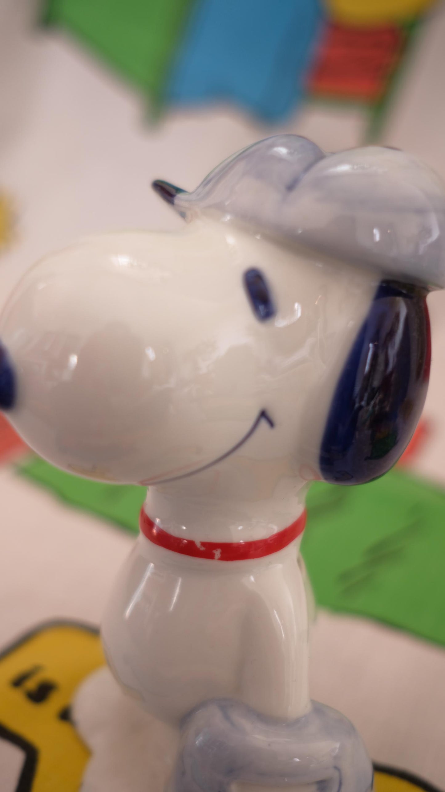 Tirelire snoopy baseball vintage
