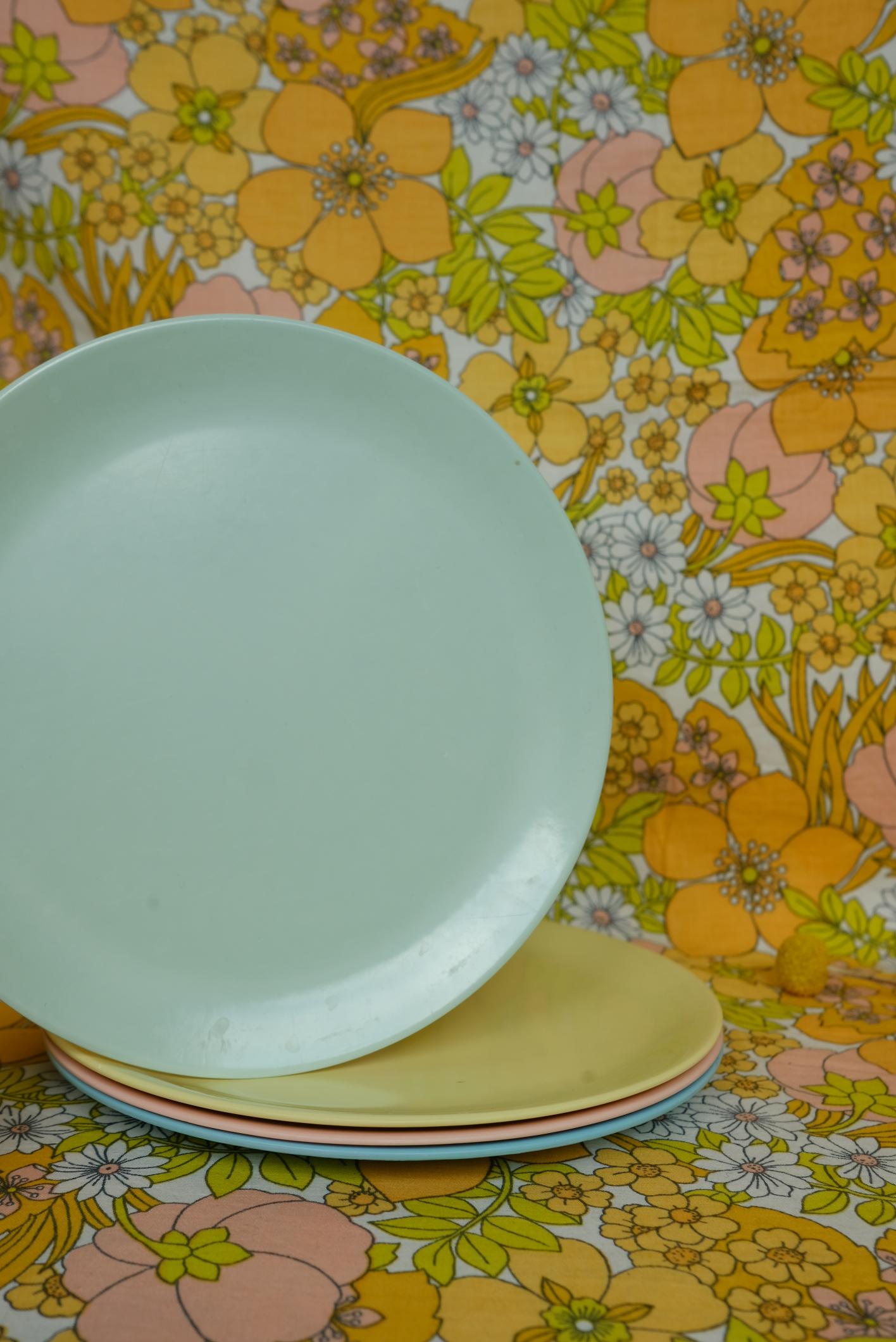 Assiettes Elysées, mélaminé de luxe