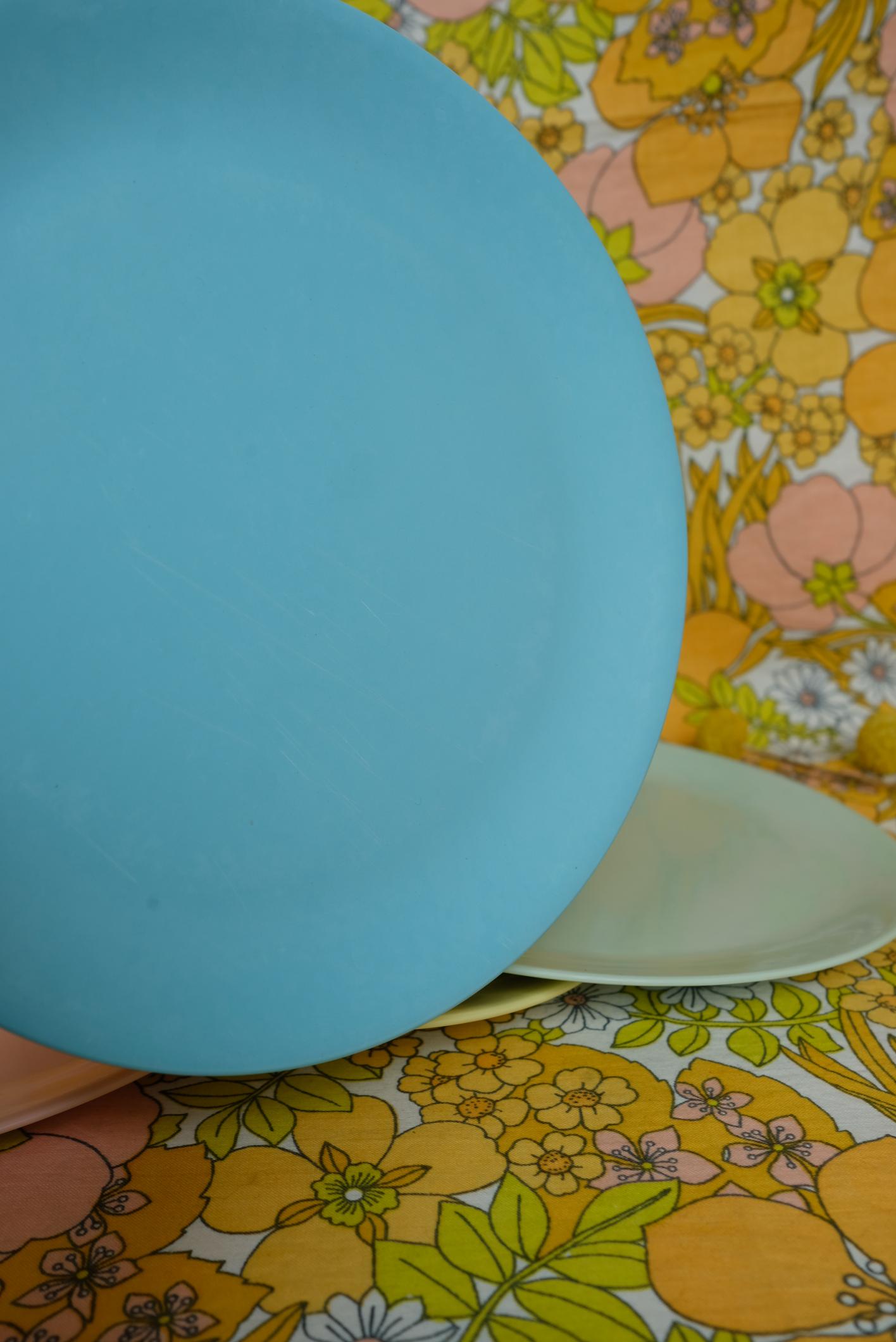 Assiettes creuses Elysées, mélaminé de luxe