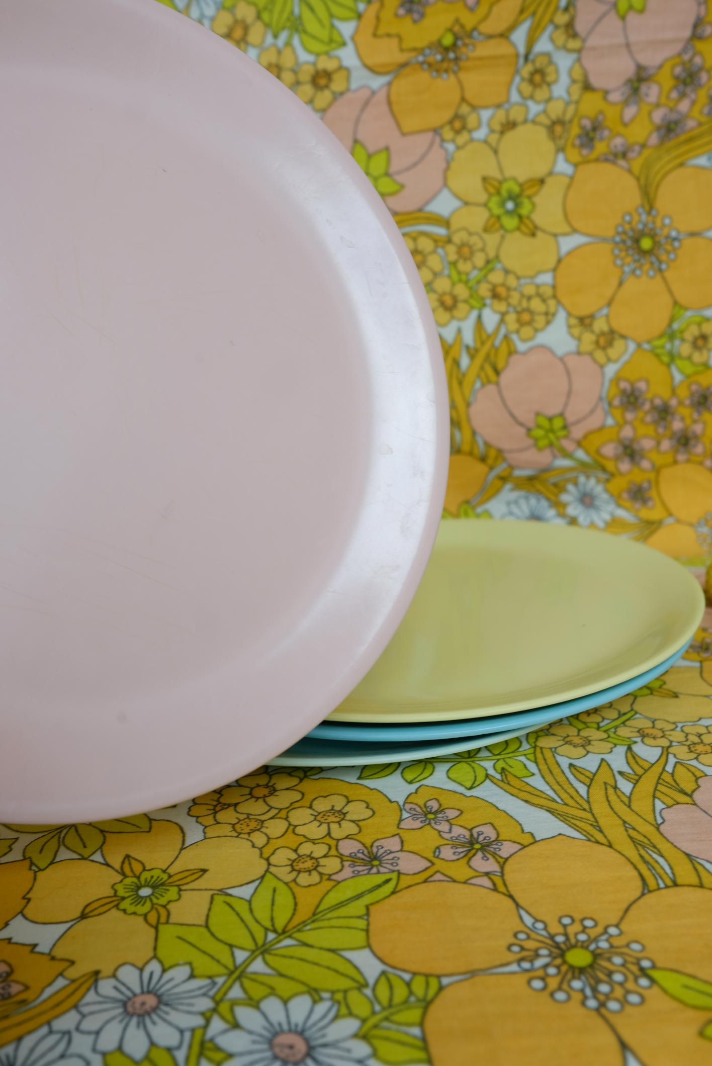 Assiettes Elysées, mélaminé de luxe