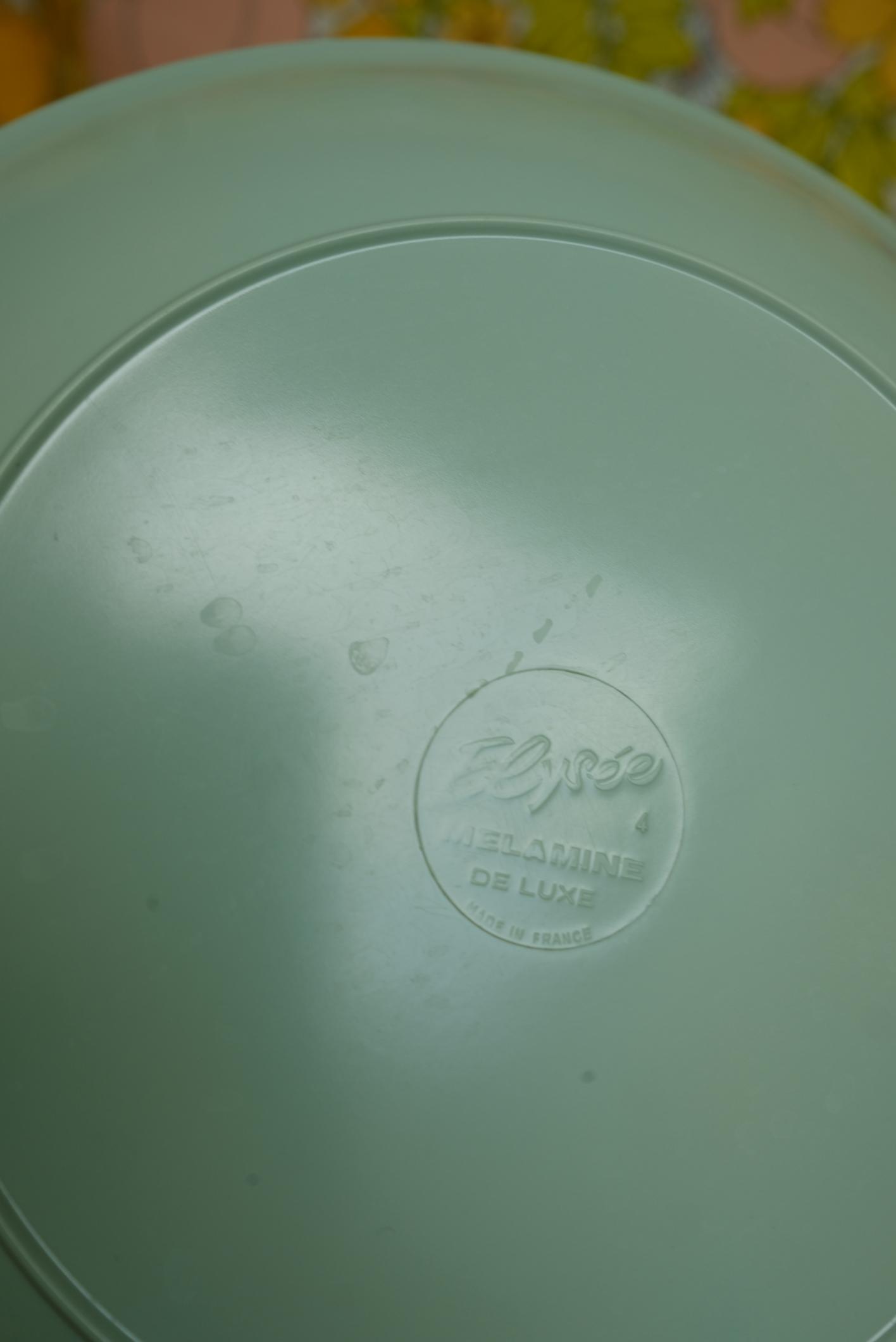 Assiettes creuses Elysées, mélaminé de luxe