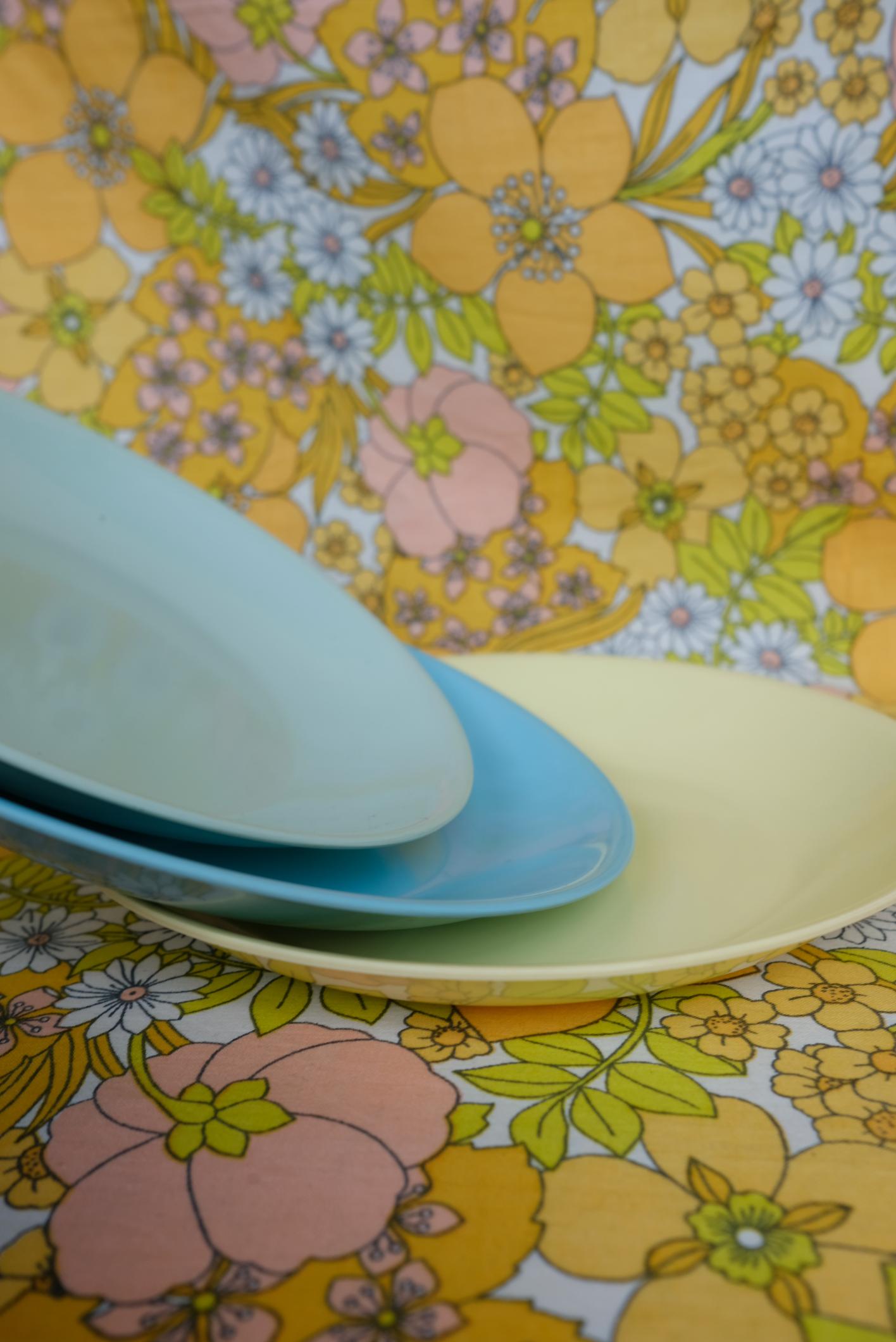 Assiettes creuses Elysées, mélaminé de luxe
