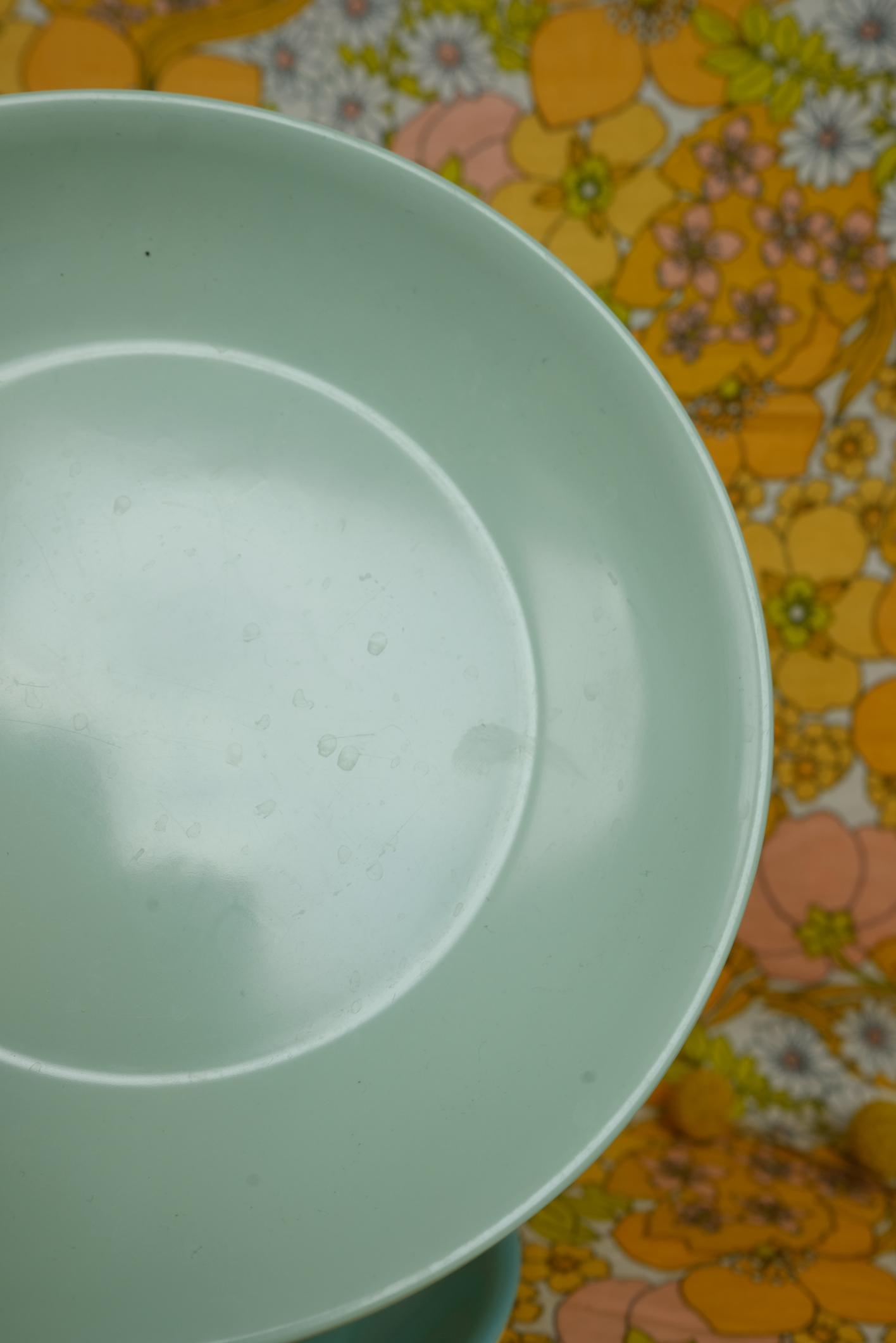 Assiettes creuses Elysées, mélaminé de luxe
