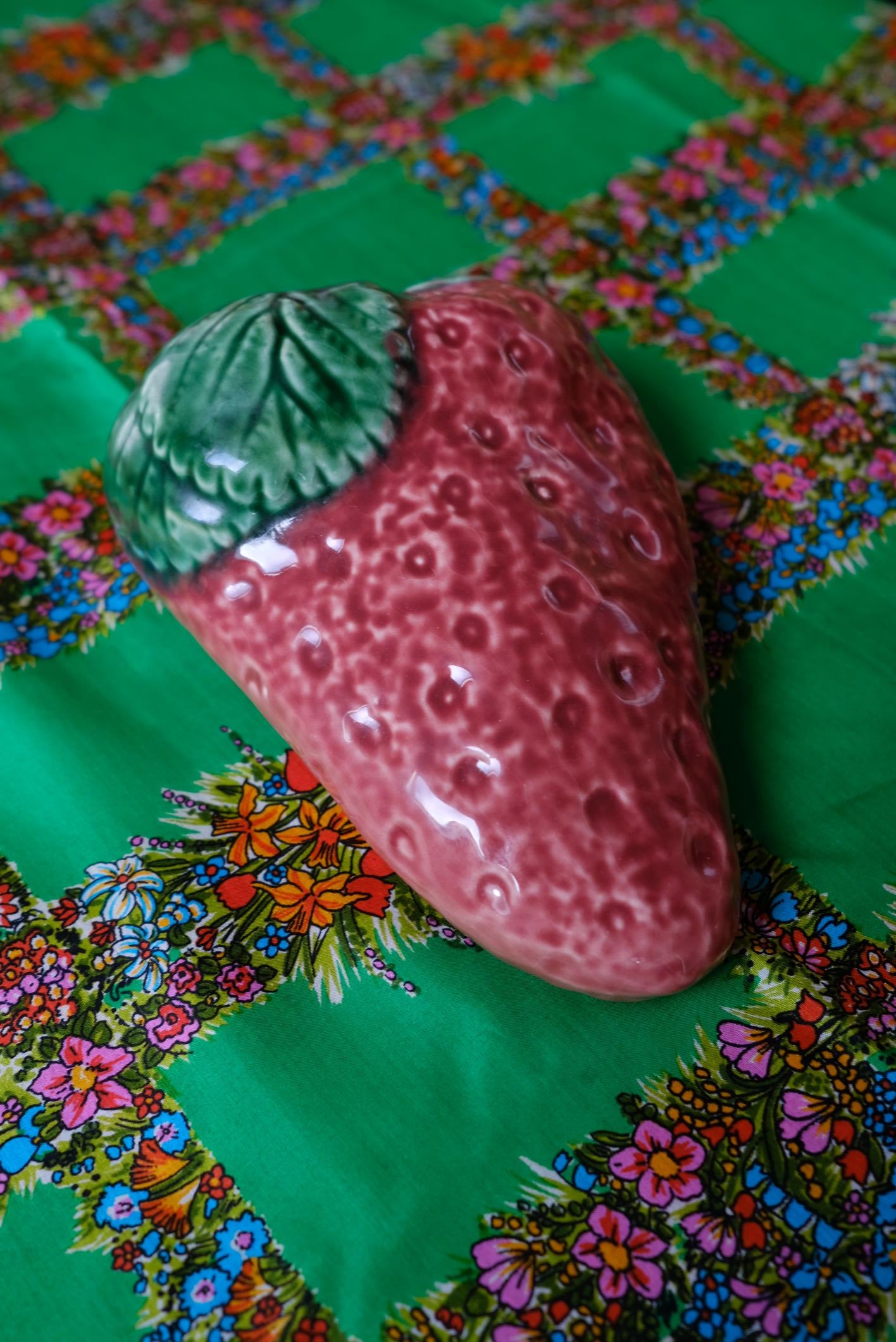 Fraise déroule ficelle en céramique type Vallauris