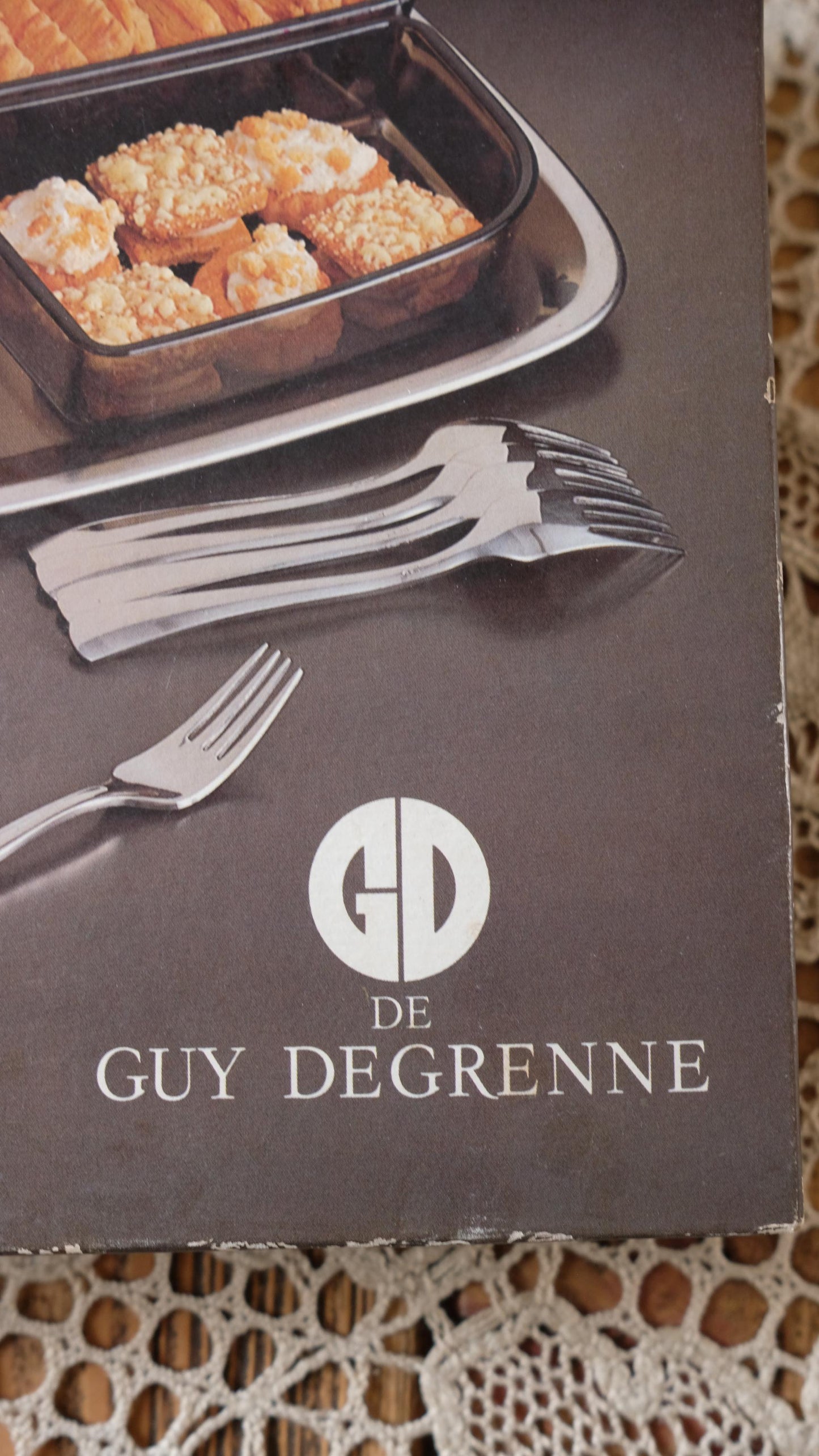 Ravier apéritif Guy Degrenne vintage en inox et plastique