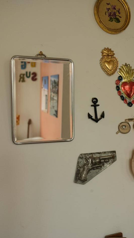 Miroir de barbier vintage