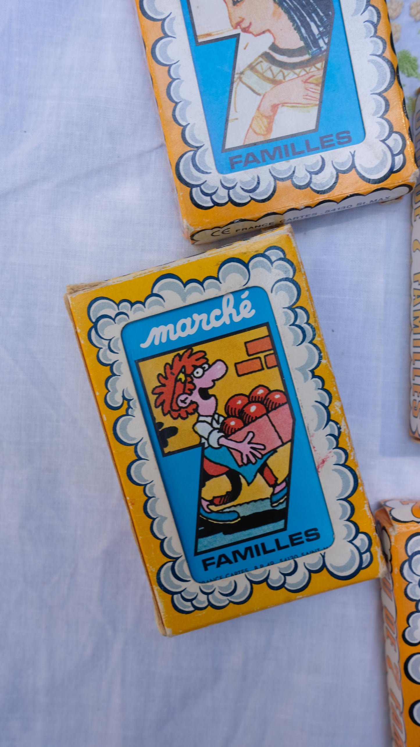 Jeux de sept famille France Cartes