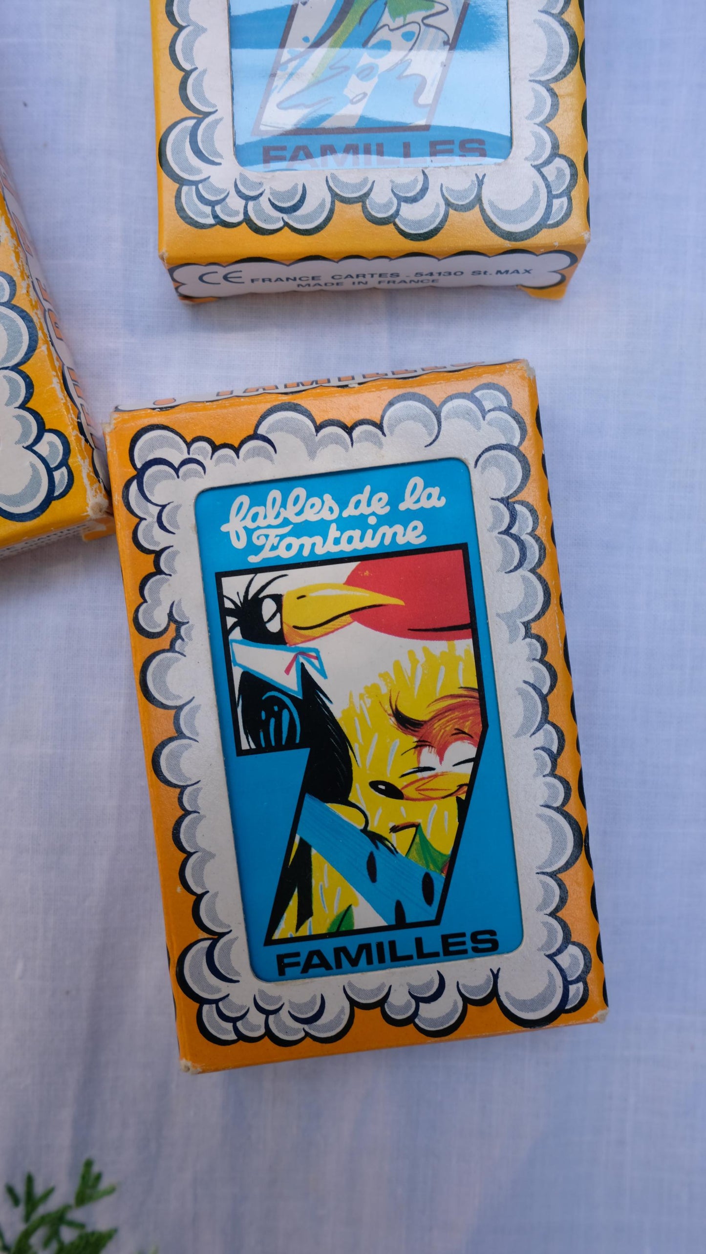 Jeux de sept famille France Cartes