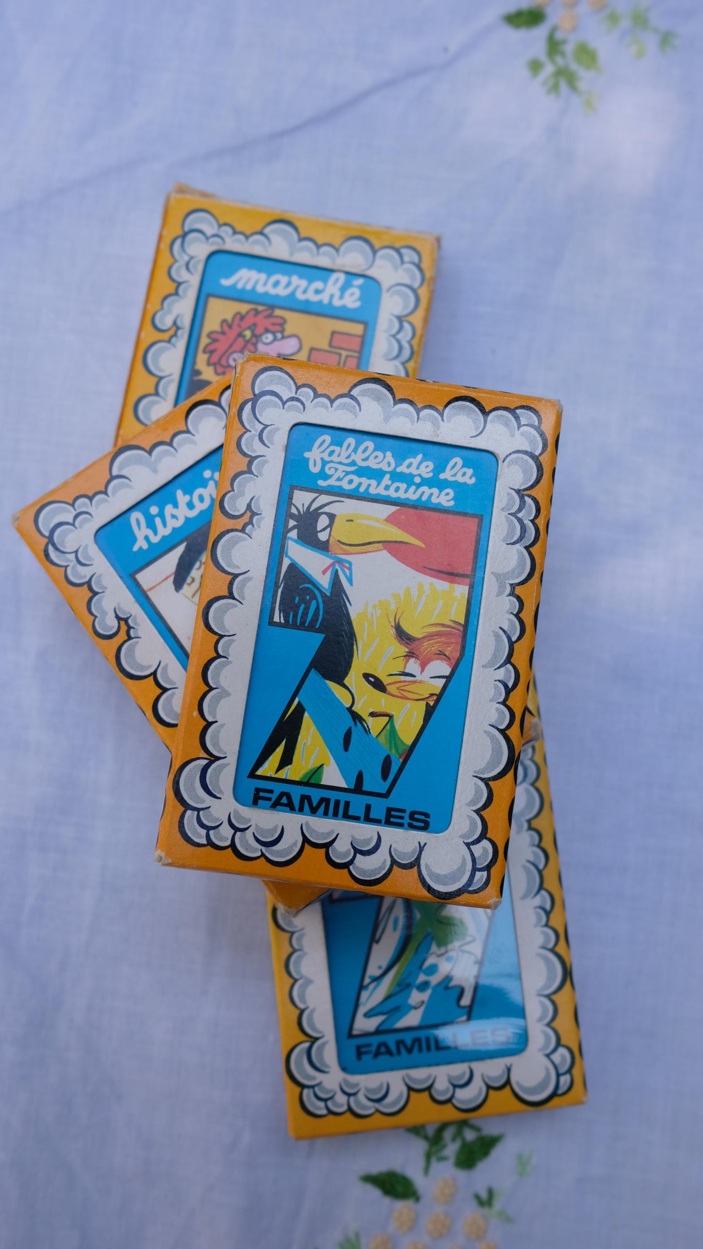 Jeux de sept famille France Cartes
