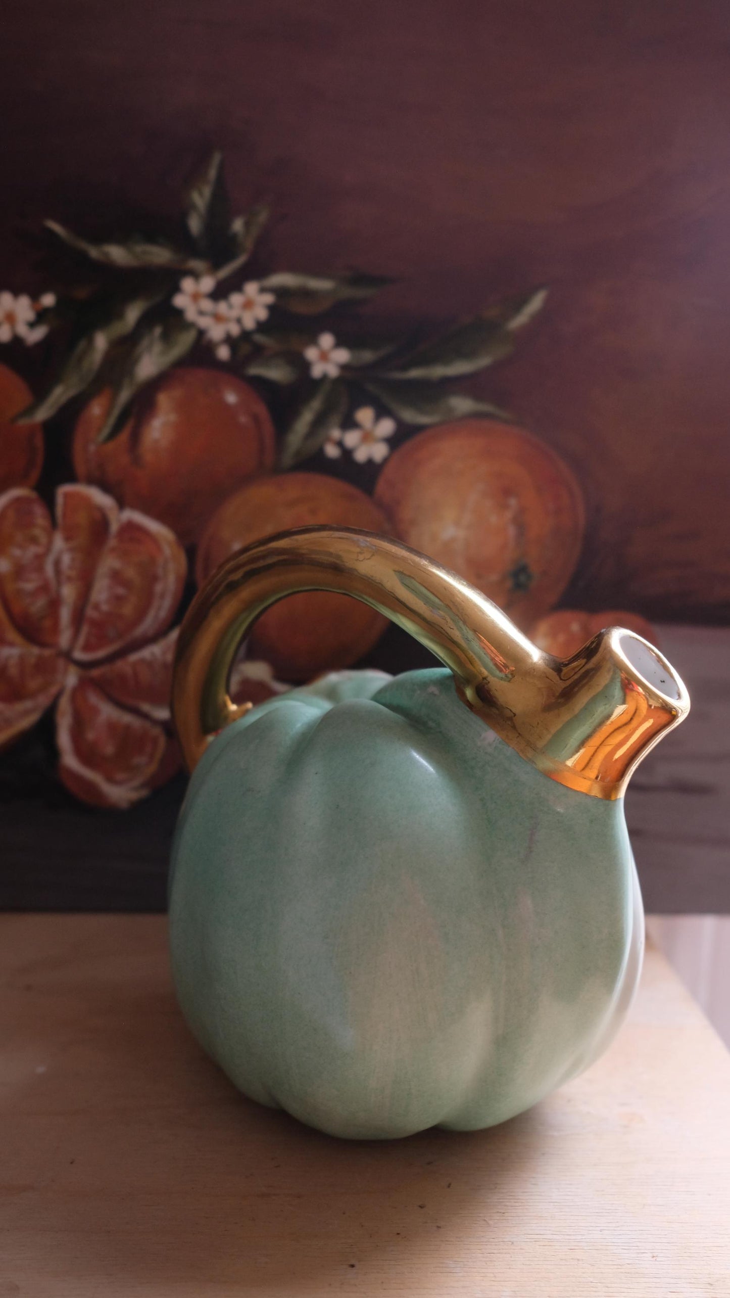 Pichet/Verseuse à liqueur vintage en forme de melon