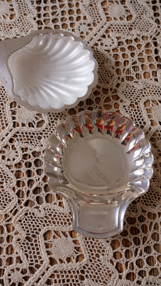 Beurrier Cristofle vintage en plaqué argent