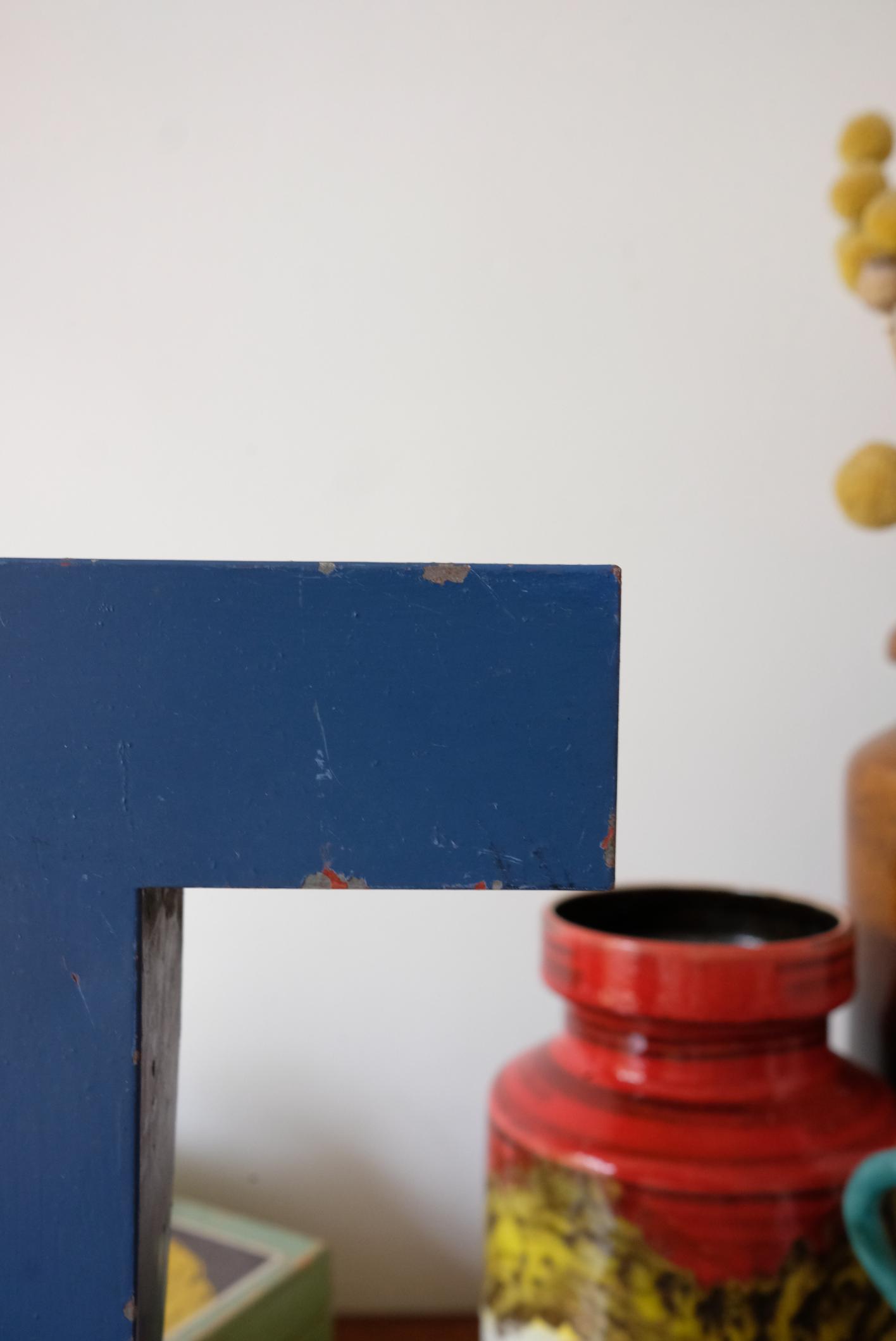 Lettres d'enseigne en métal peint