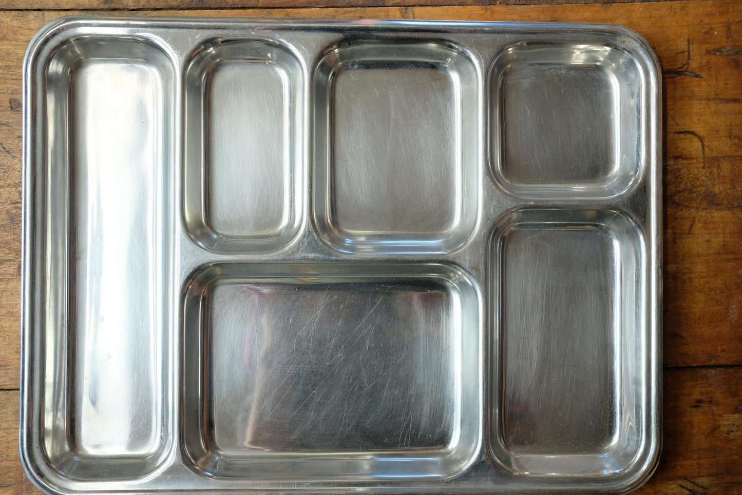 Plateau compartimentés en inox