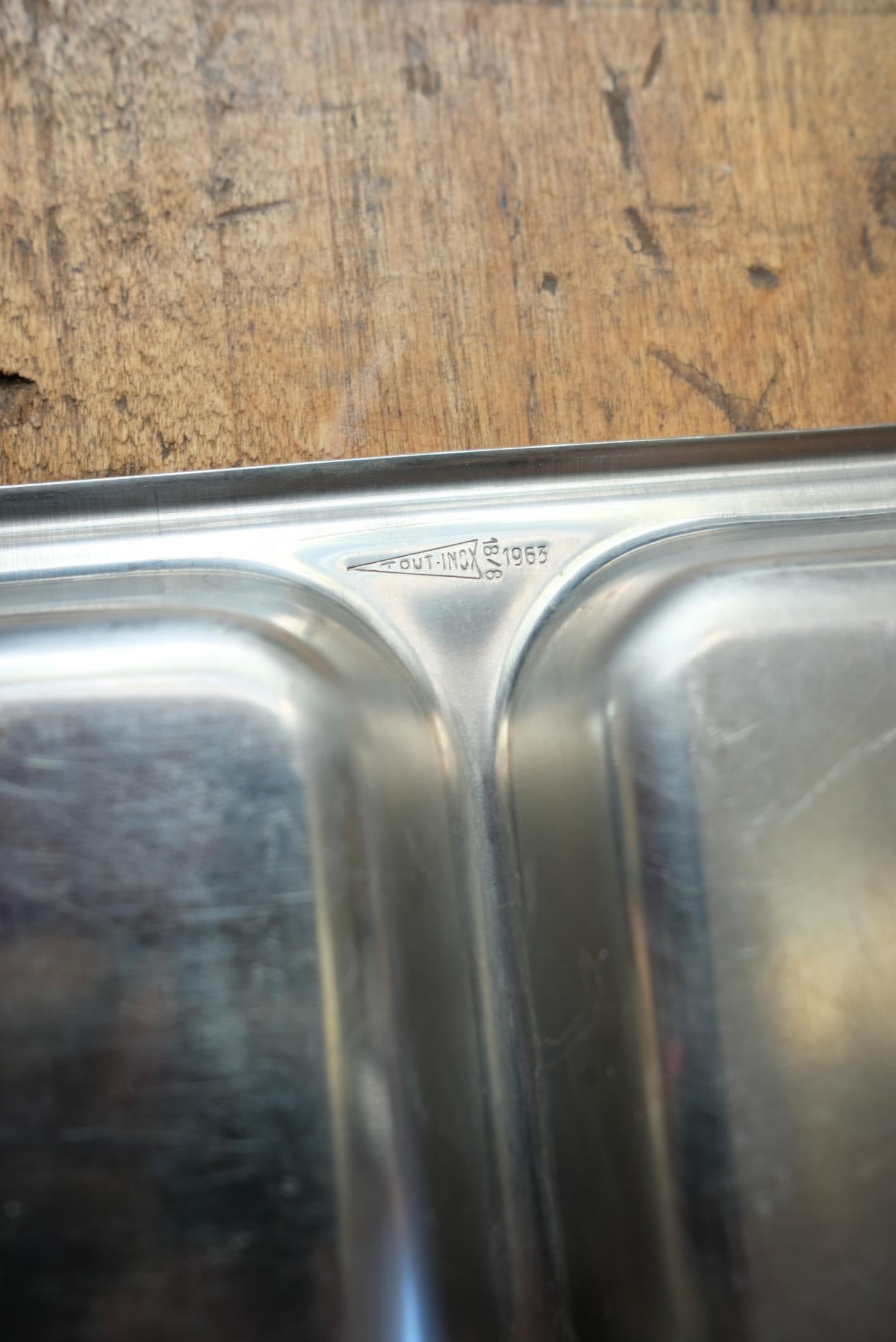Plateau compartimentés en inox