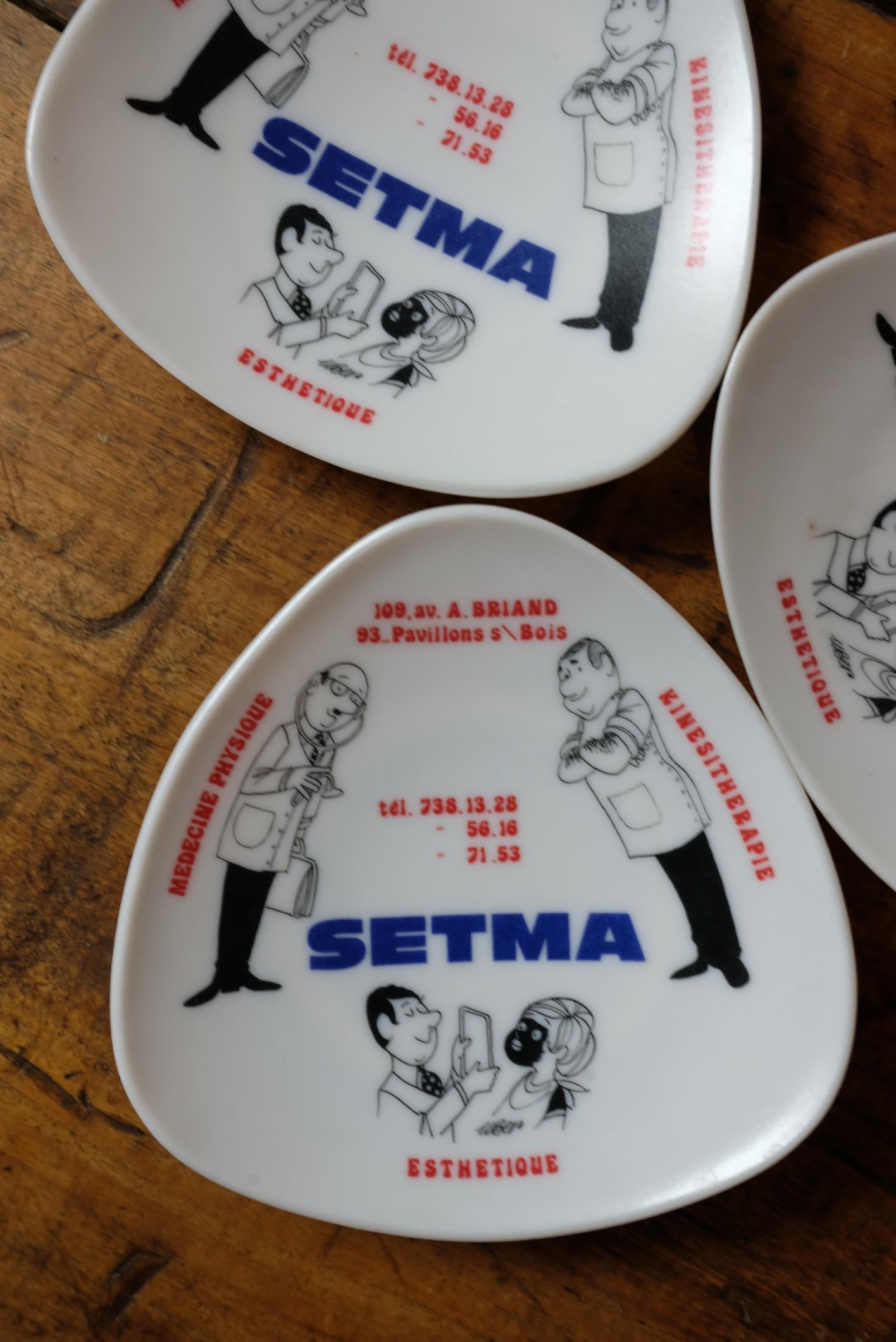 Vide-poches publicitaire Setma en mélaminé