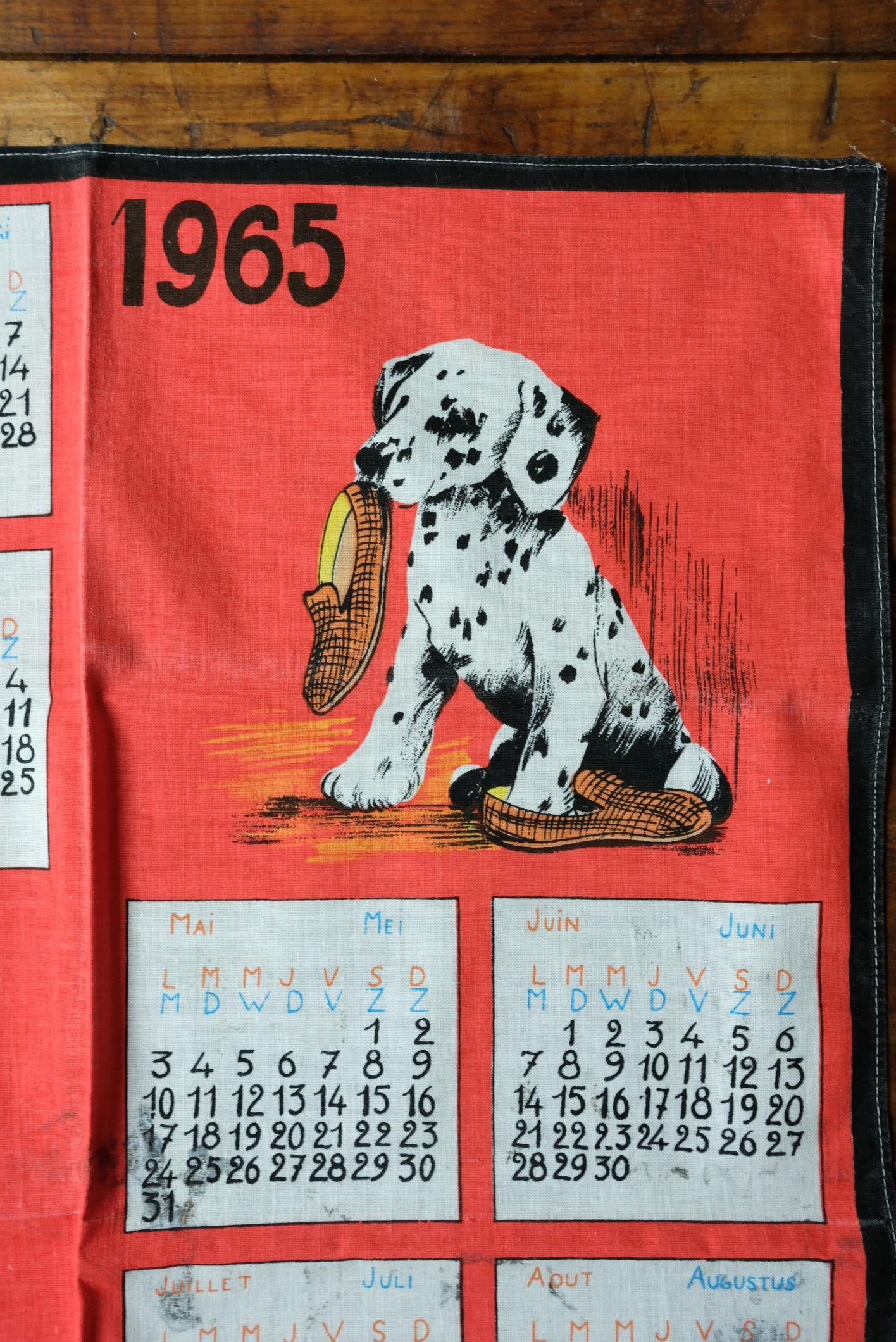 Sélection de torchons calendrier