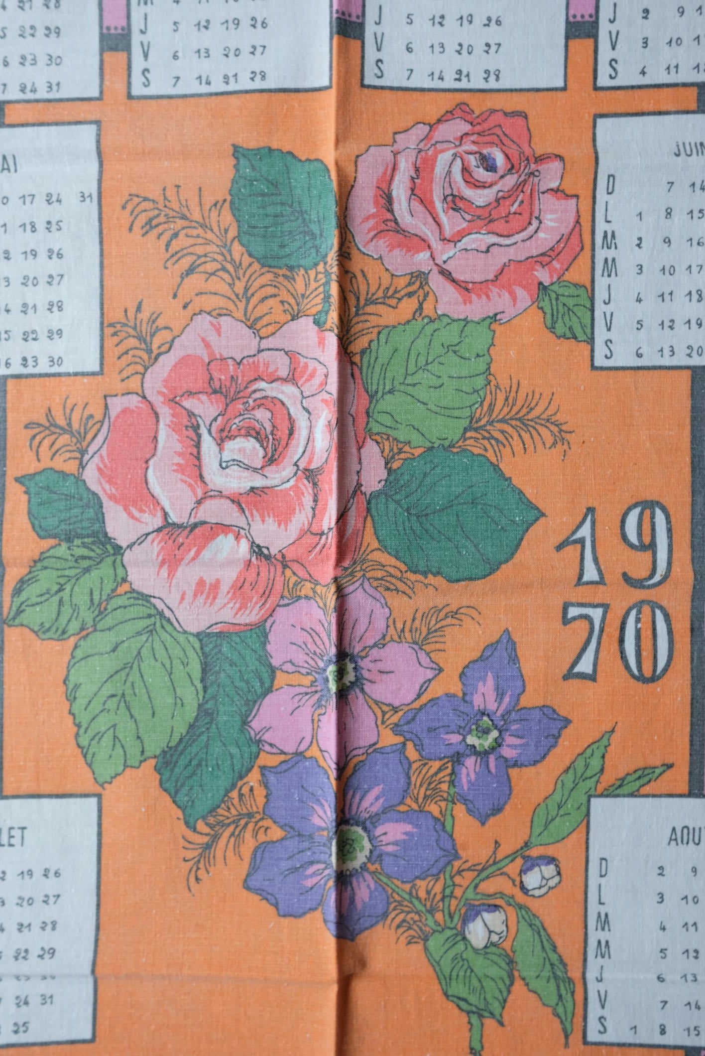 Sélection de torchons calendrier