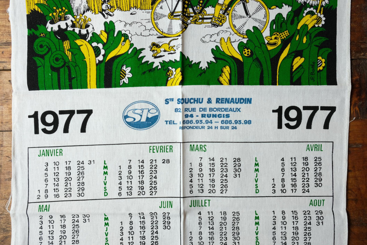 Sélection de torchons calendrier