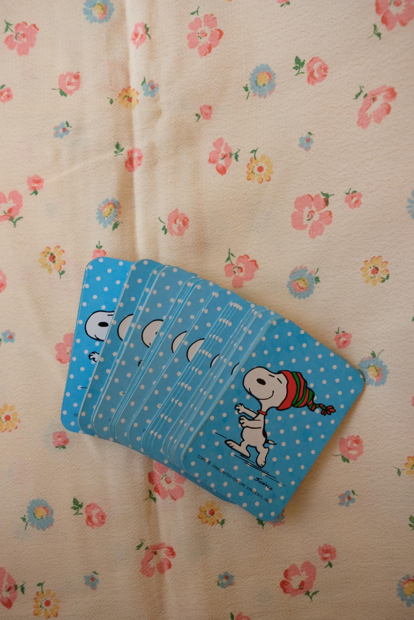 Mini jeu de cartes Peanuts