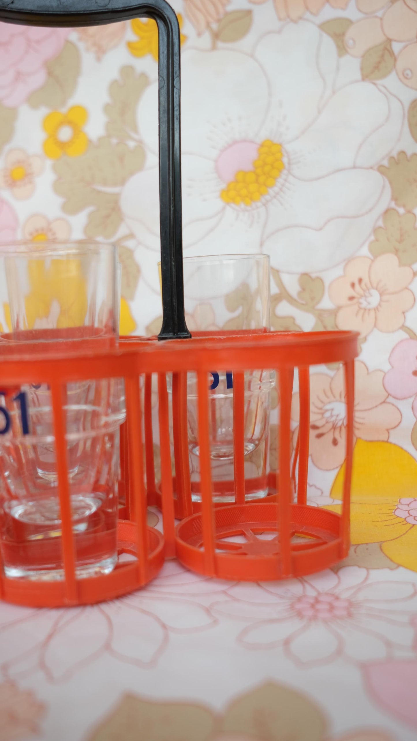 Panier à verres en plastique