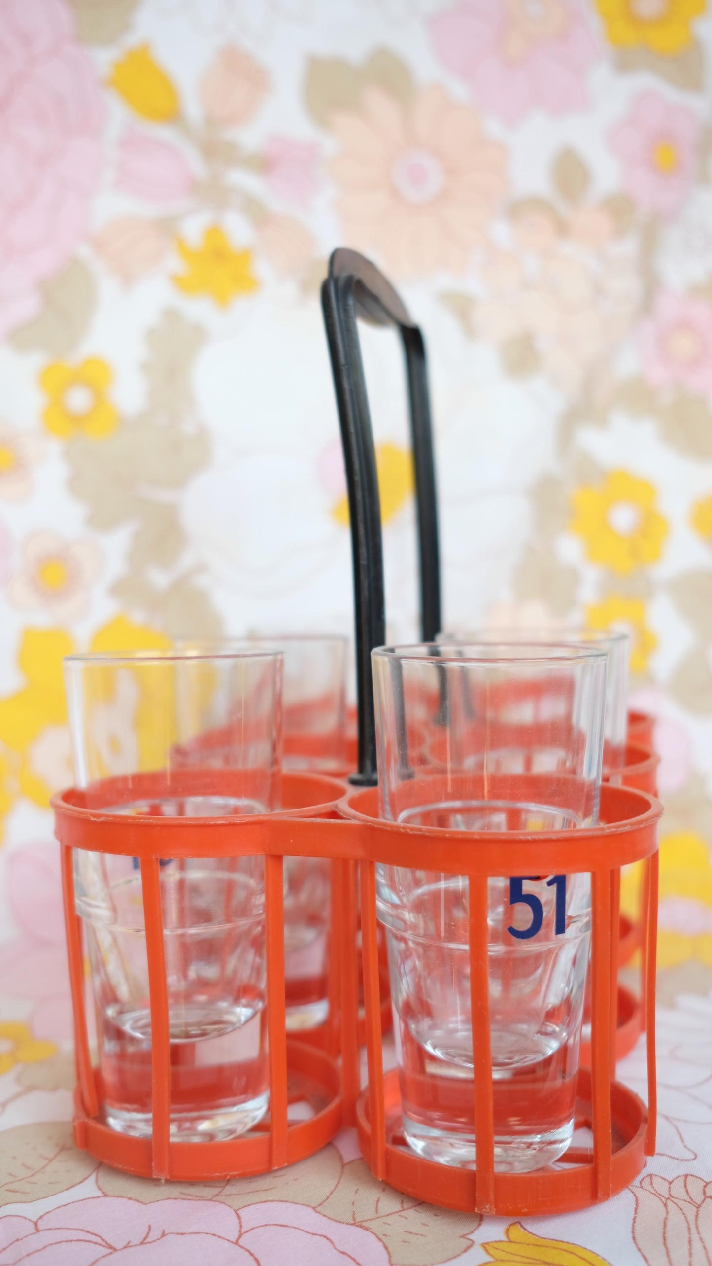 Panier à verres en plastique