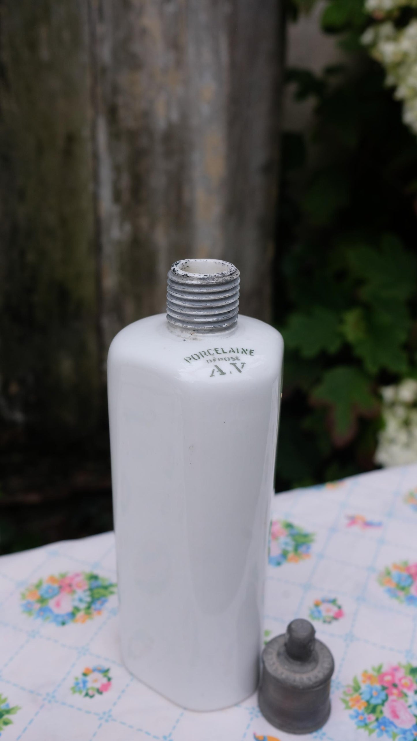 Bouillotte vintage en porcelaine