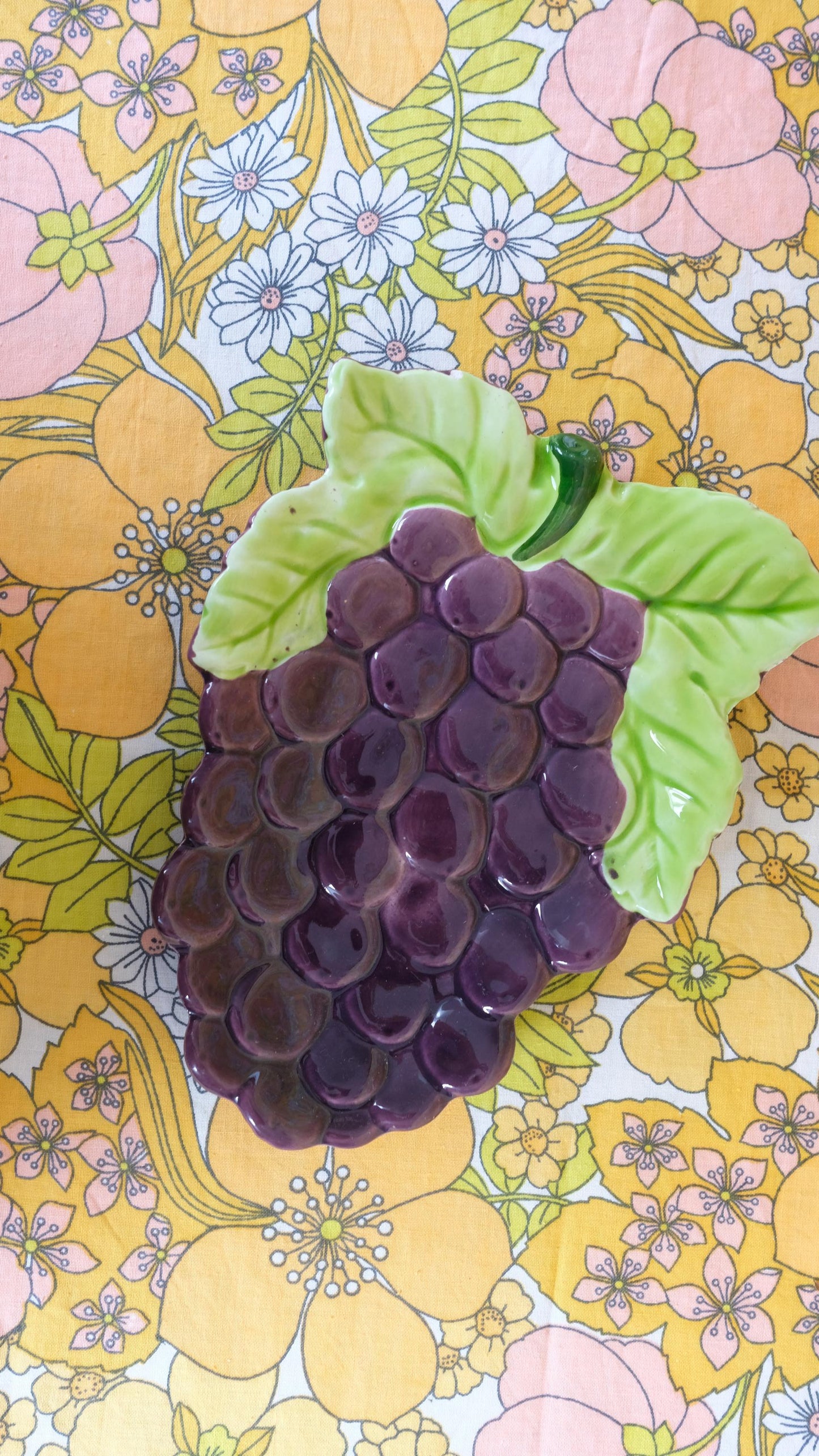 Barbotine en forme de raisin