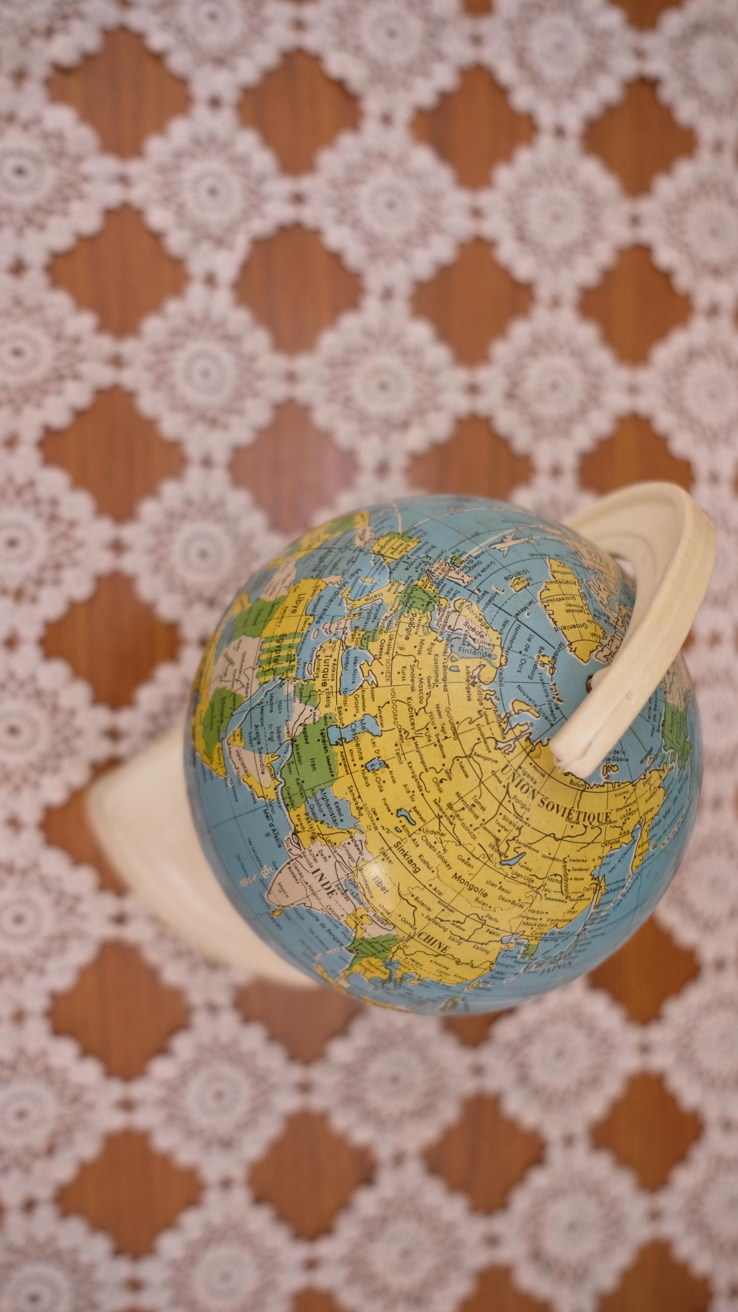Globe terrestre vintage made in West Germany