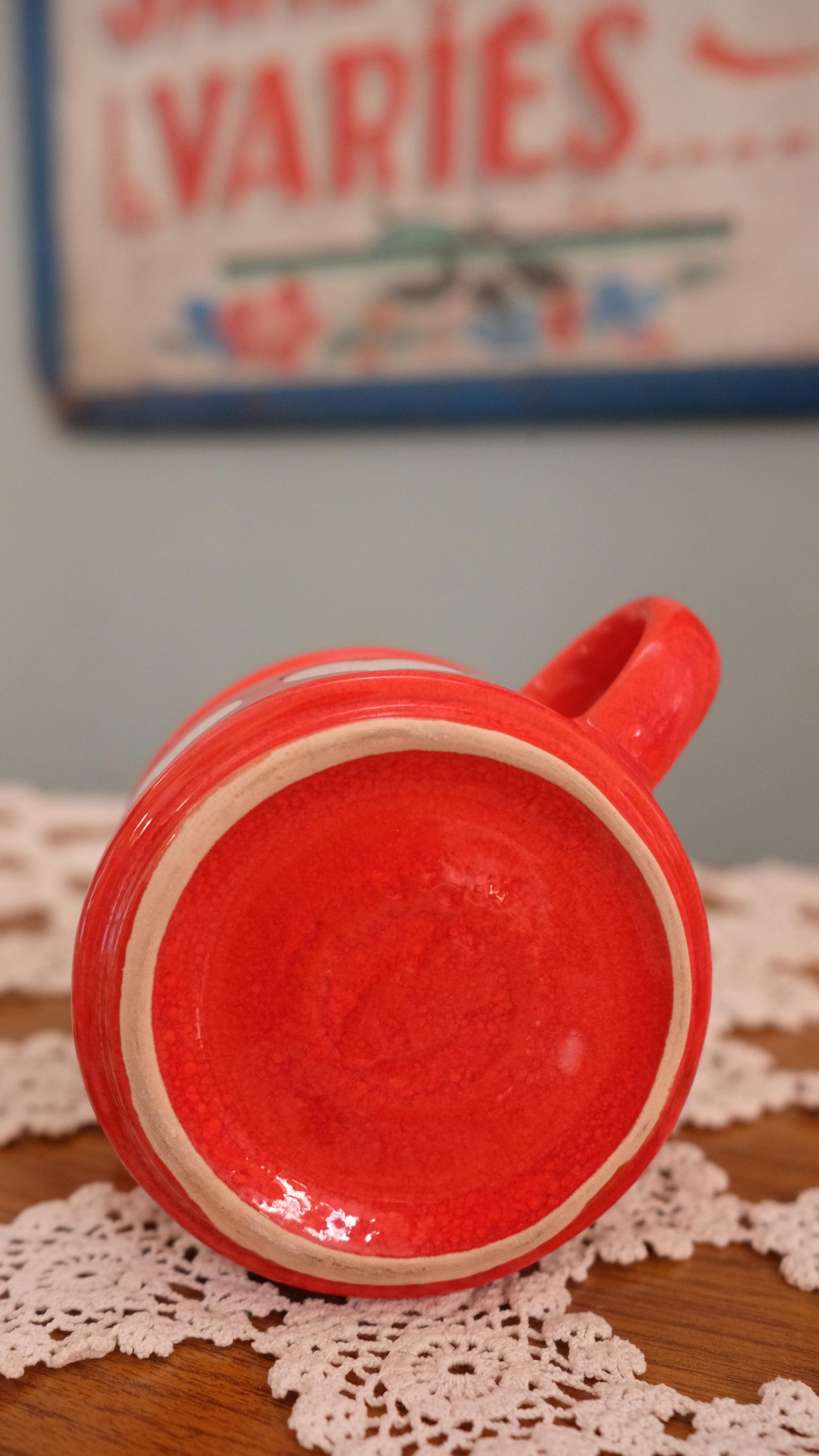 Pot à lait Waechtersbach motif cœurs