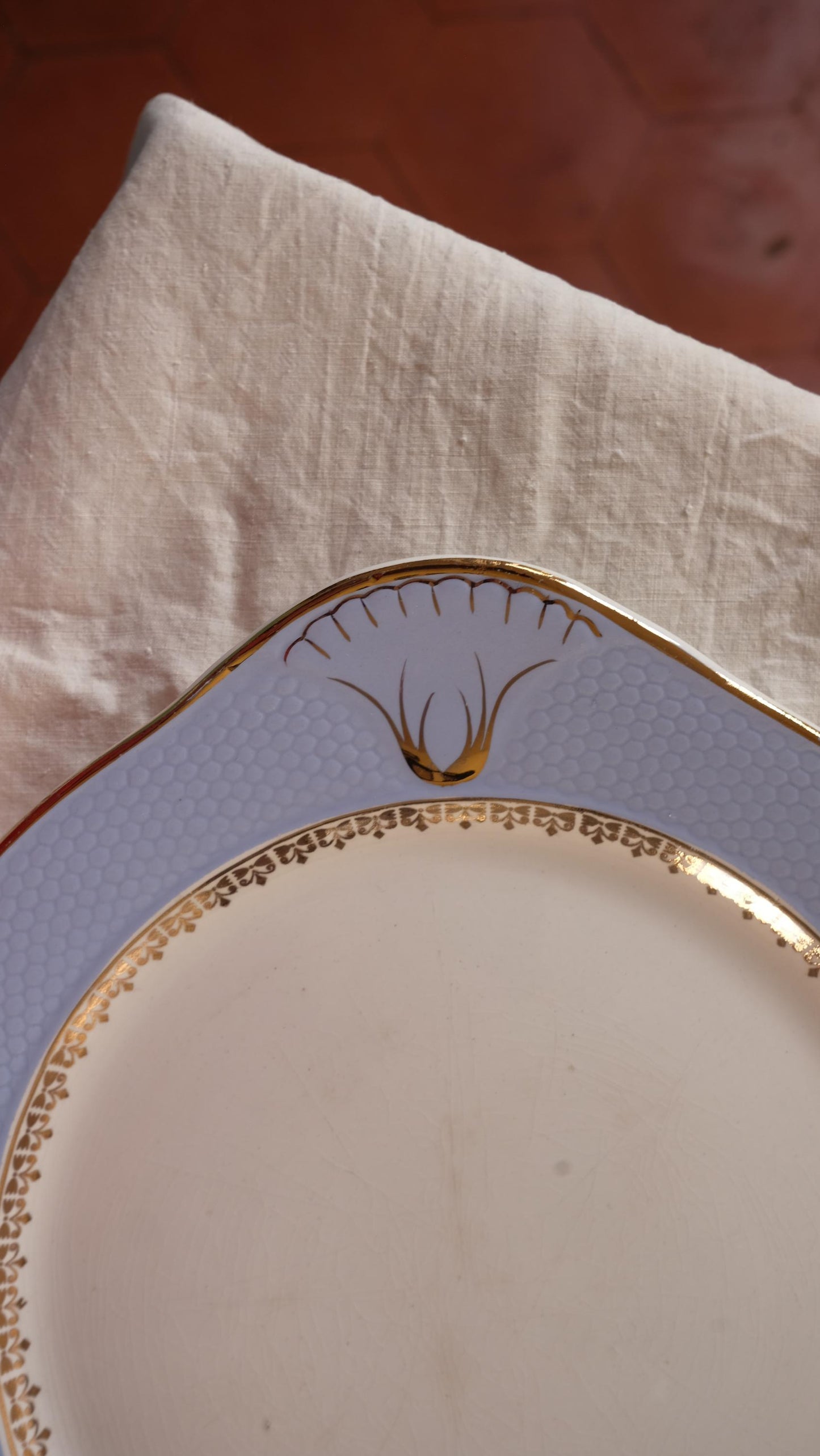 Plat de service café Gilbert vintage