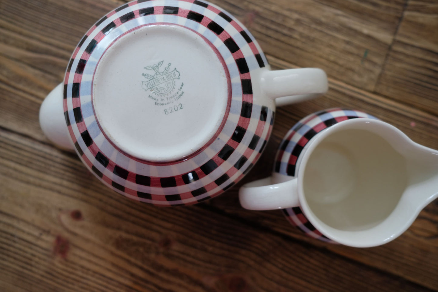 Ensemble théière et pot à lait Villeroy et Boch