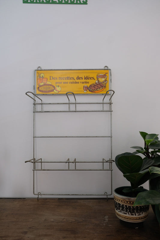 Présentoir publicitaire en métal