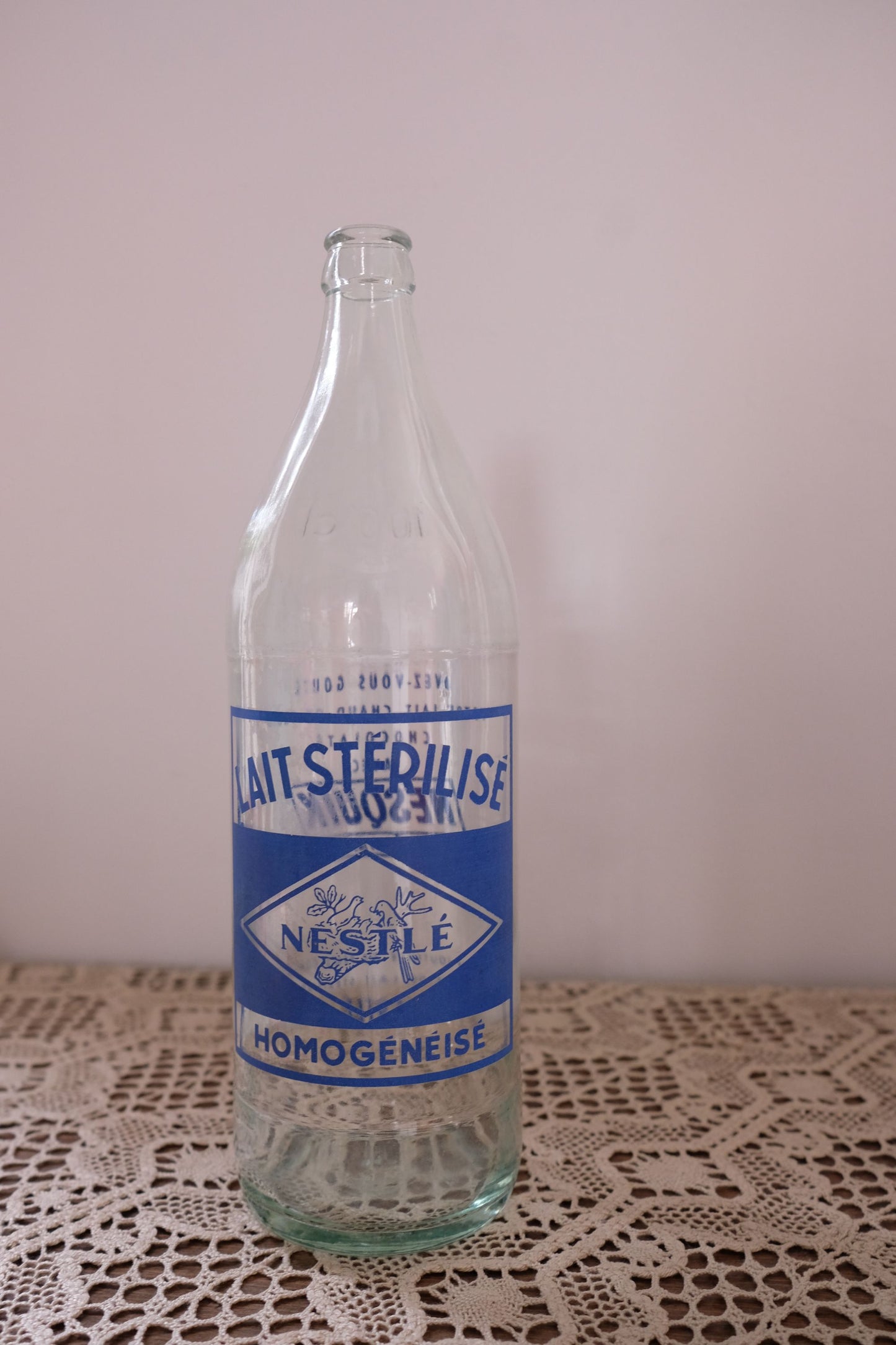 Bouteilles de lait publicitaires