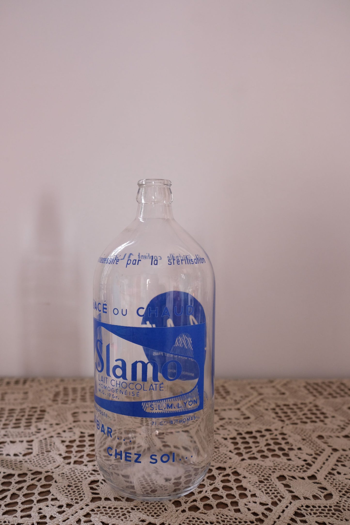 Bouteilles de lait publicitaires