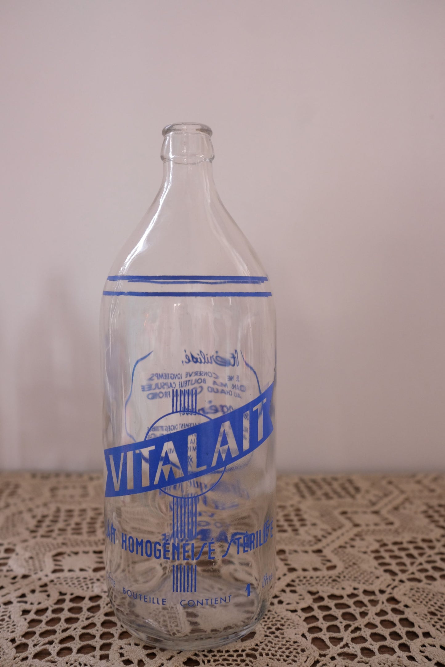 Bouteilles de lait publicitaires