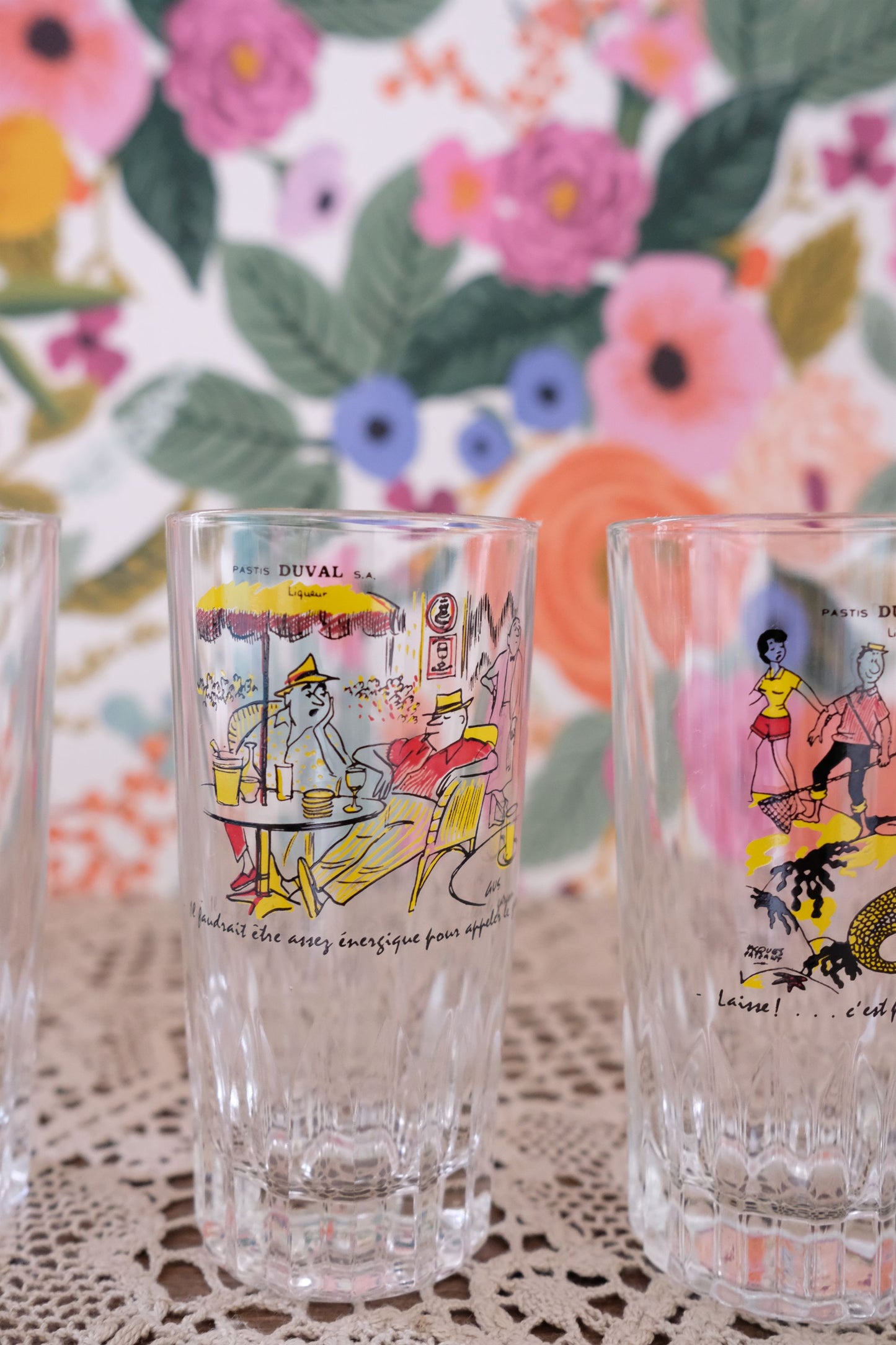 Lot de verres Pastis Duval