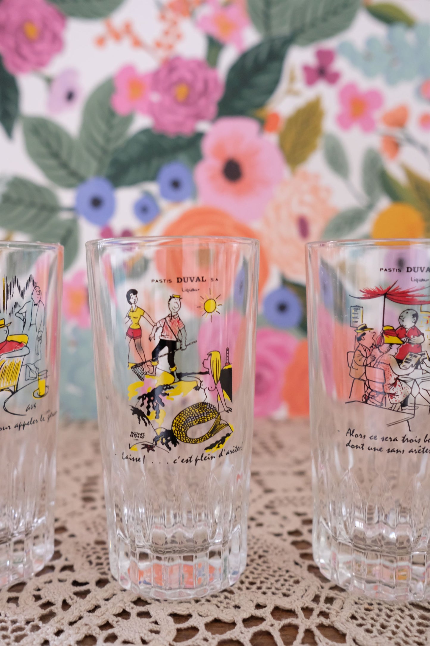 Lot de verres Pastis Duval