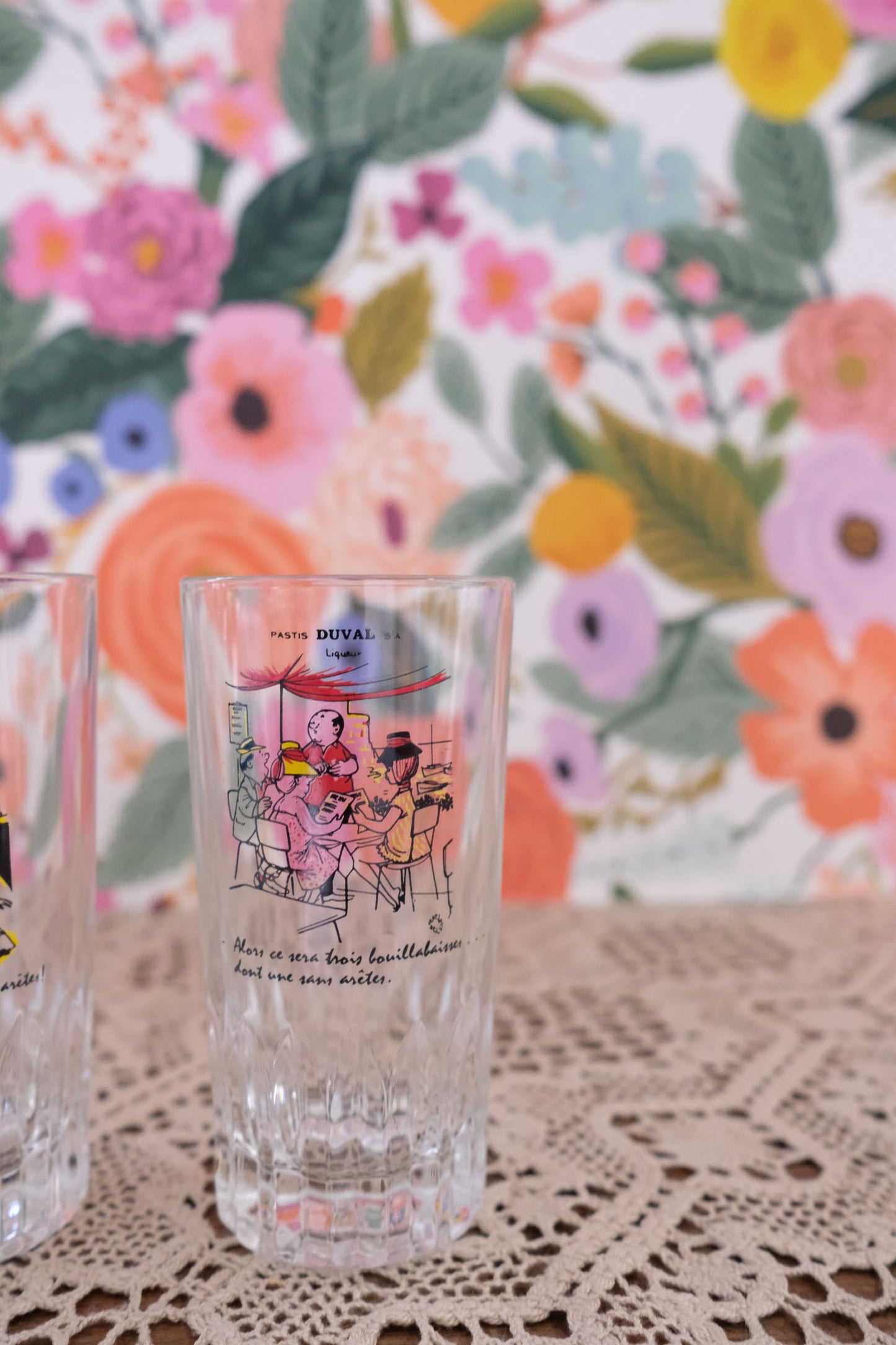 Lot de verres Pastis Duval