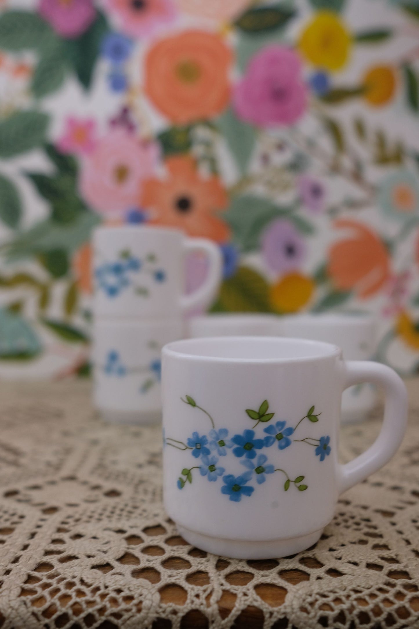 Lot de 5 tasses Veronica en arcopal