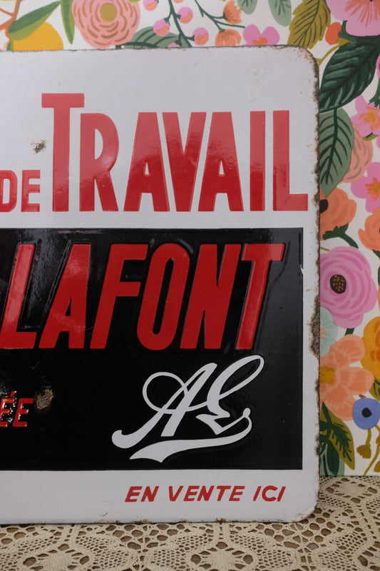 Plaque émaillée Adolphe Lafont