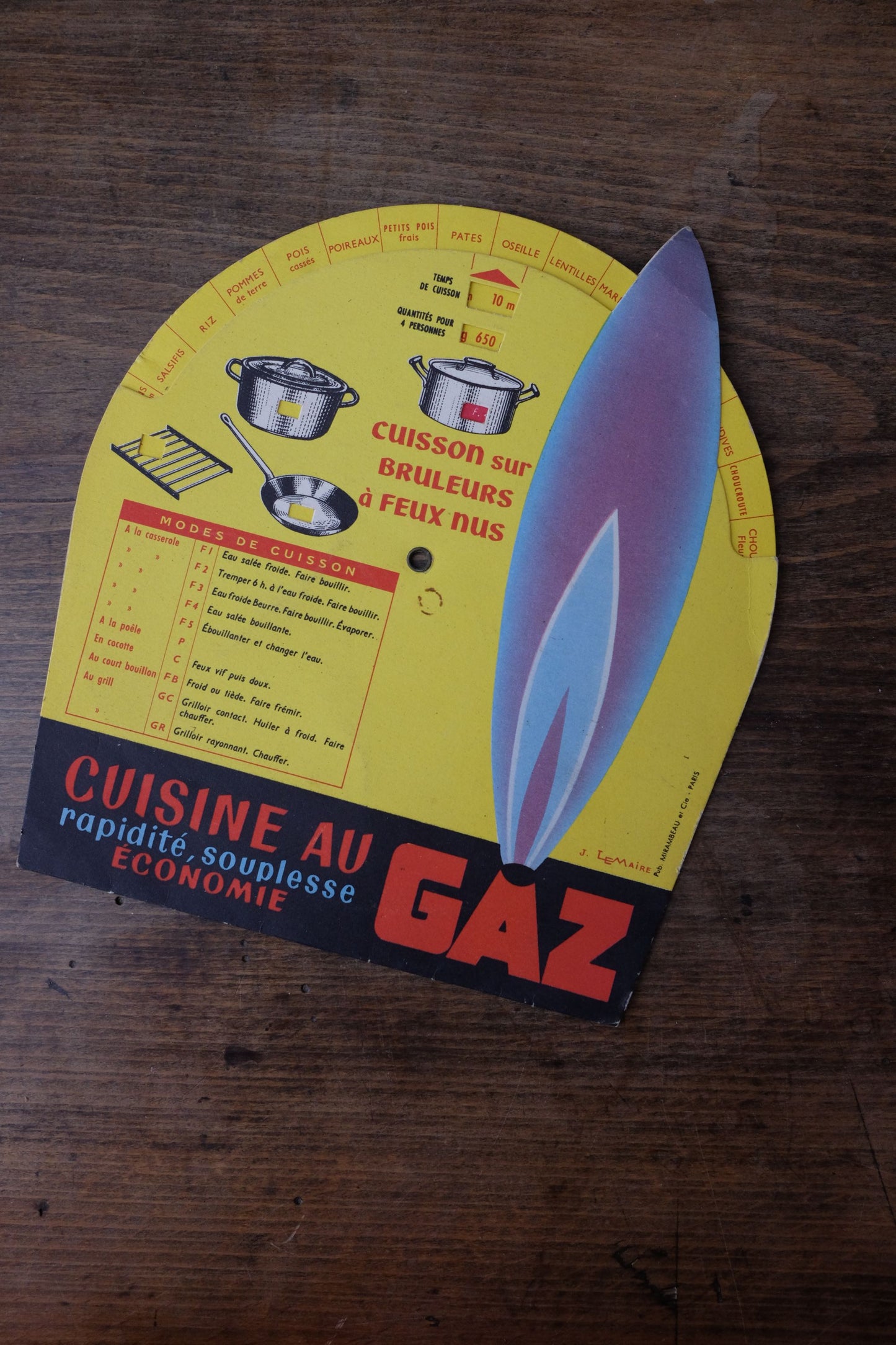 Disque pour la cuisson au gaz