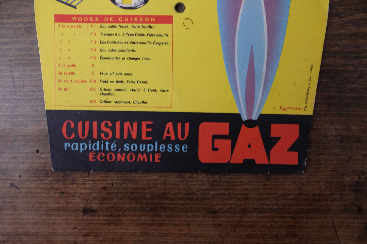 Disque pour la cuisson au gaz